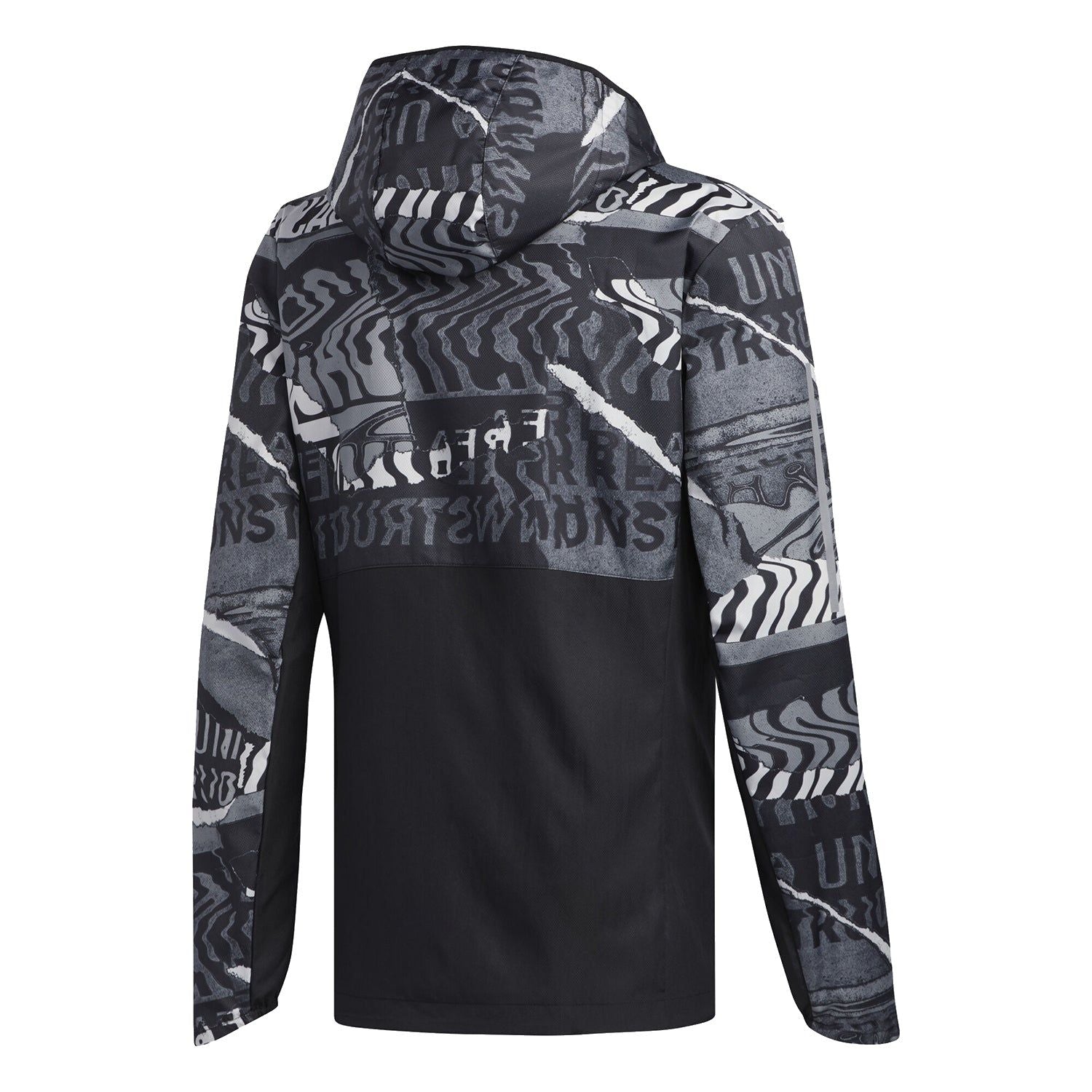 adidas Own The Run Graphic Jacket - Black - ViaductClothing - -