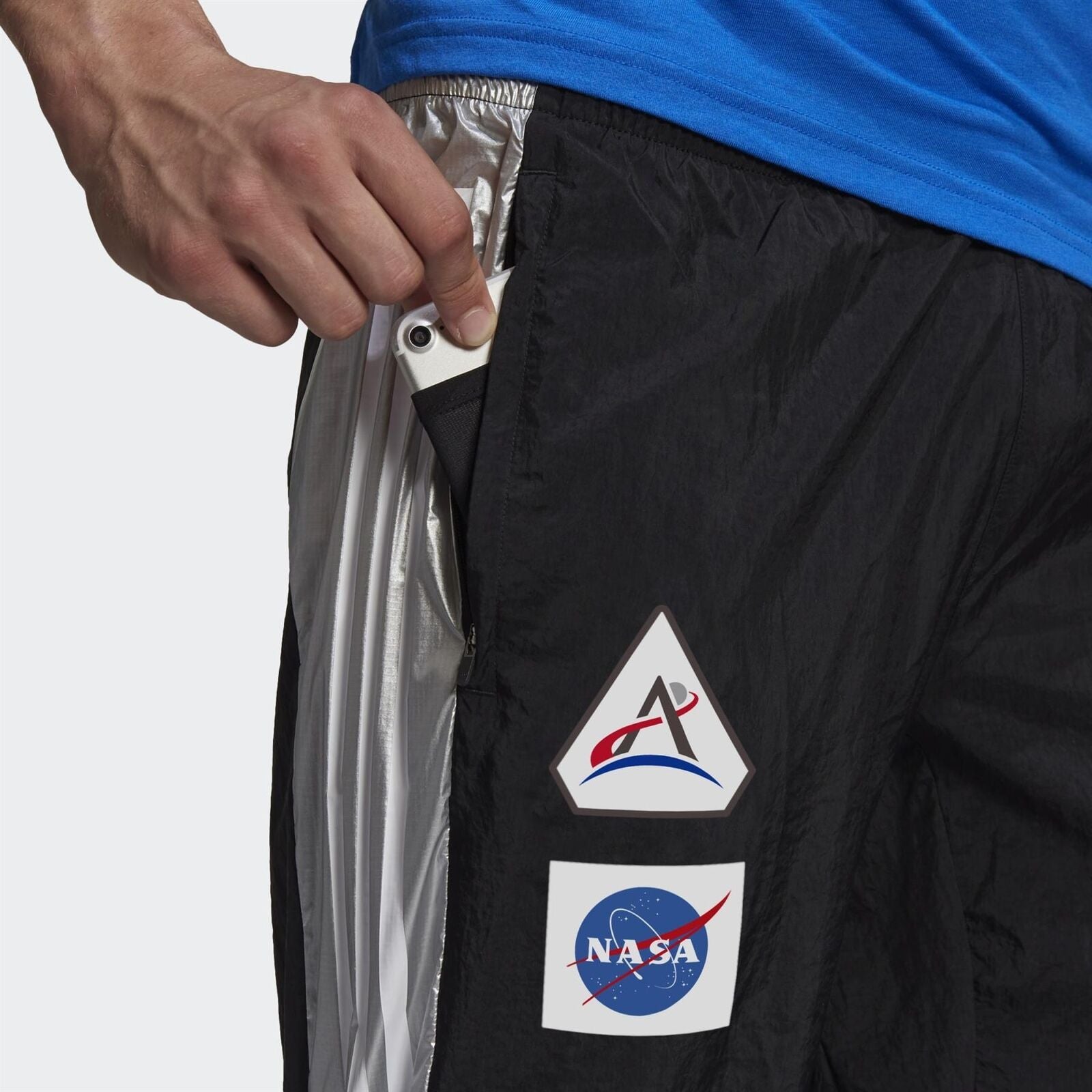 adidas Own The Run Space Race Nasa Track Pants - Black - ViaductClothing - -