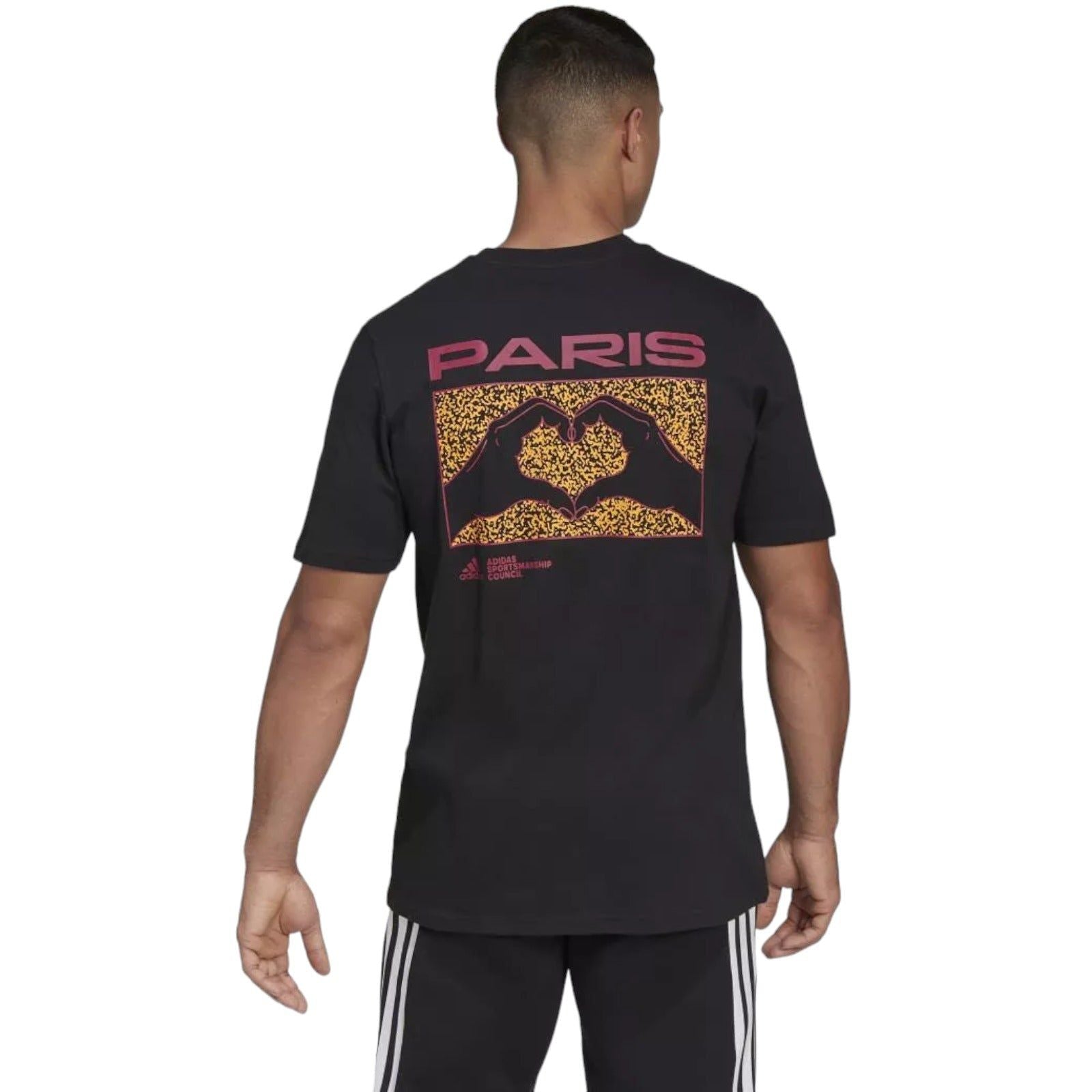 adidas Paris Graphic T-Shirt - Black - ViaductClothing - -