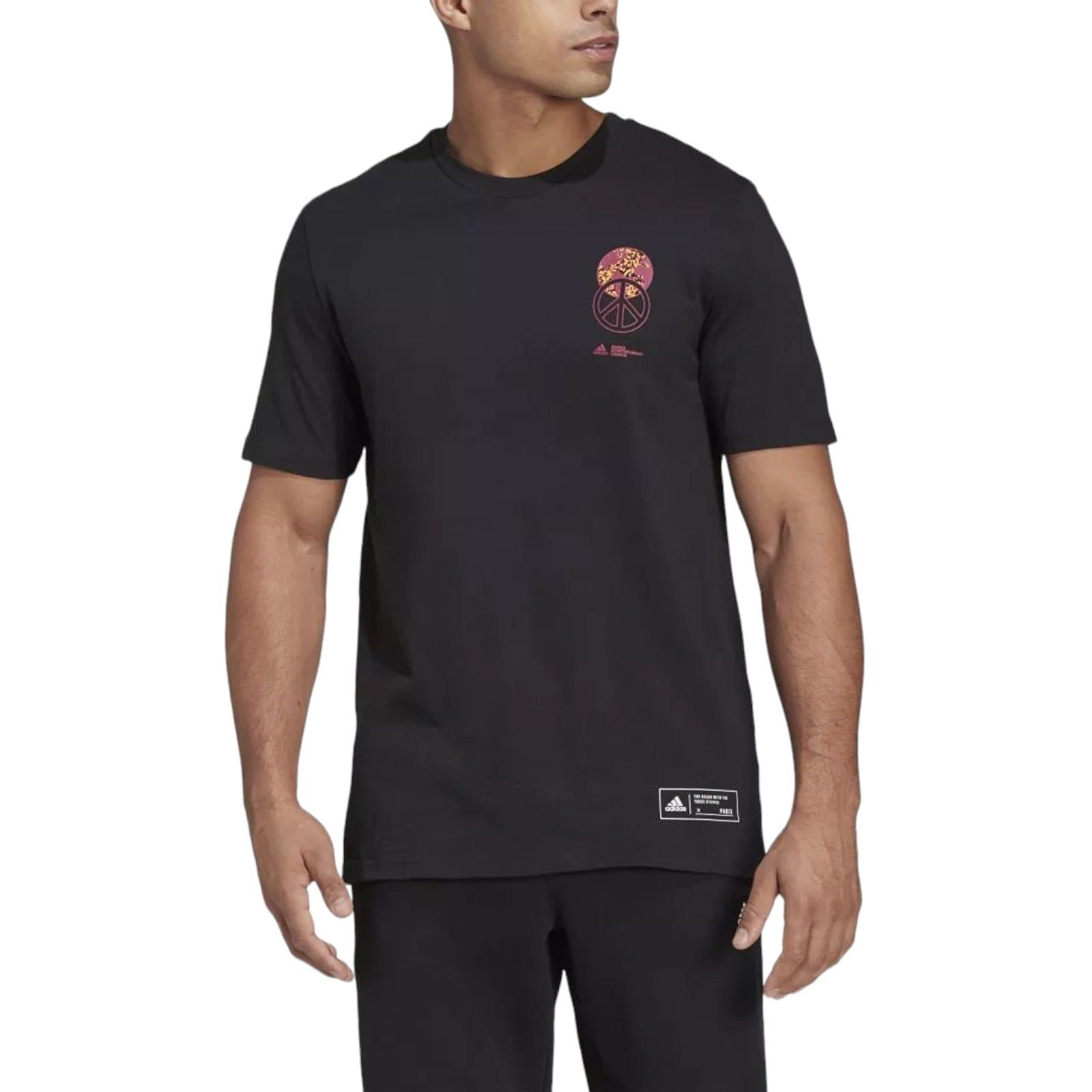 adidas Paris Graphic T-Shirt - Black - ViaductClothing - -