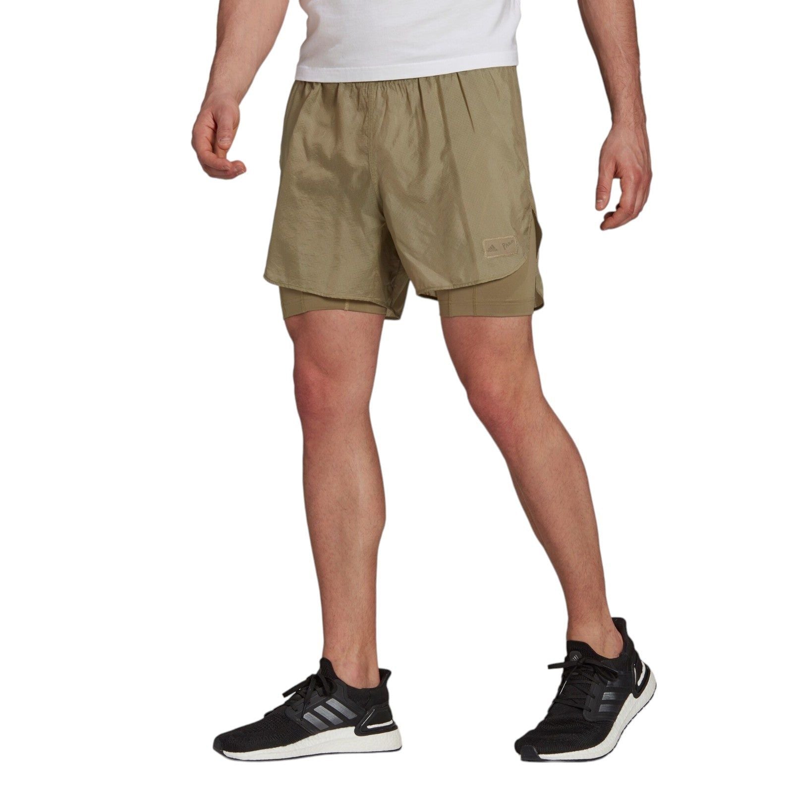 adidas Parley Mission Kit Run for the Oceans Short - Green - ViaductClothing - -
