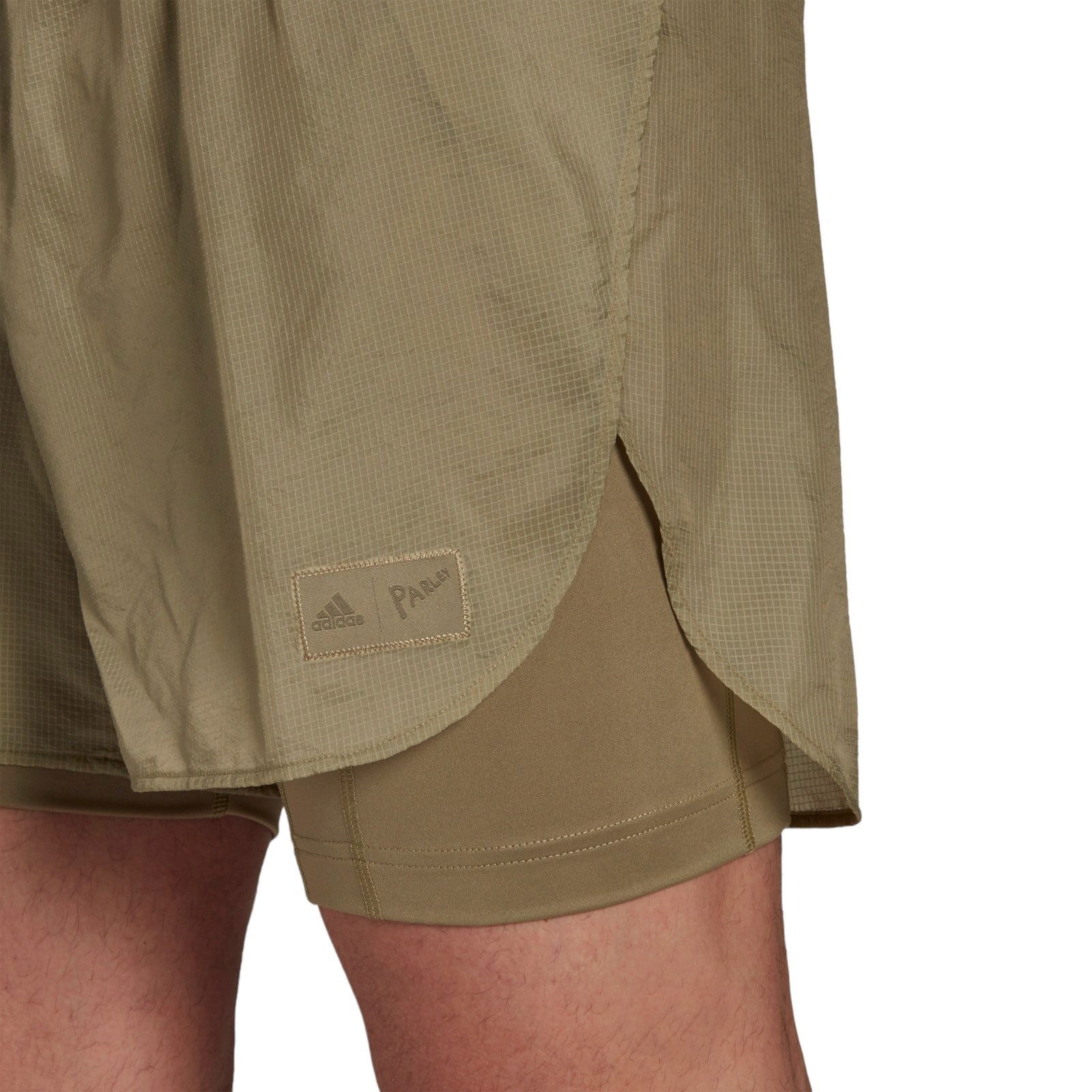 adidas Parley Mission Kit Run for the Oceans Short - Green - ViaductClothing - -
