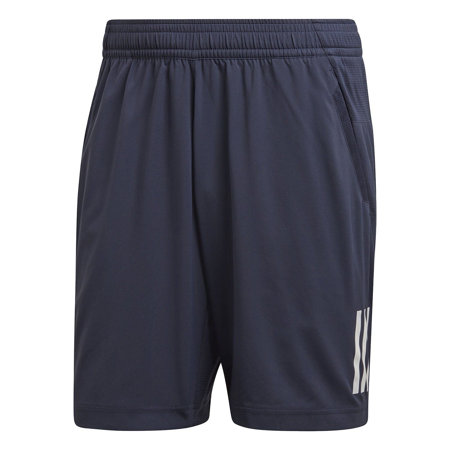 adidas Performance 3-Stripes Club Shorts - Navy - ViaductClothing - -