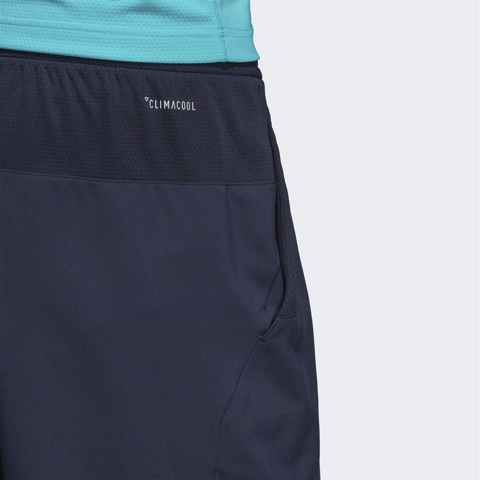 adidas Performance 3-Stripes Club Shorts - Navy - ViaductClothing - -
