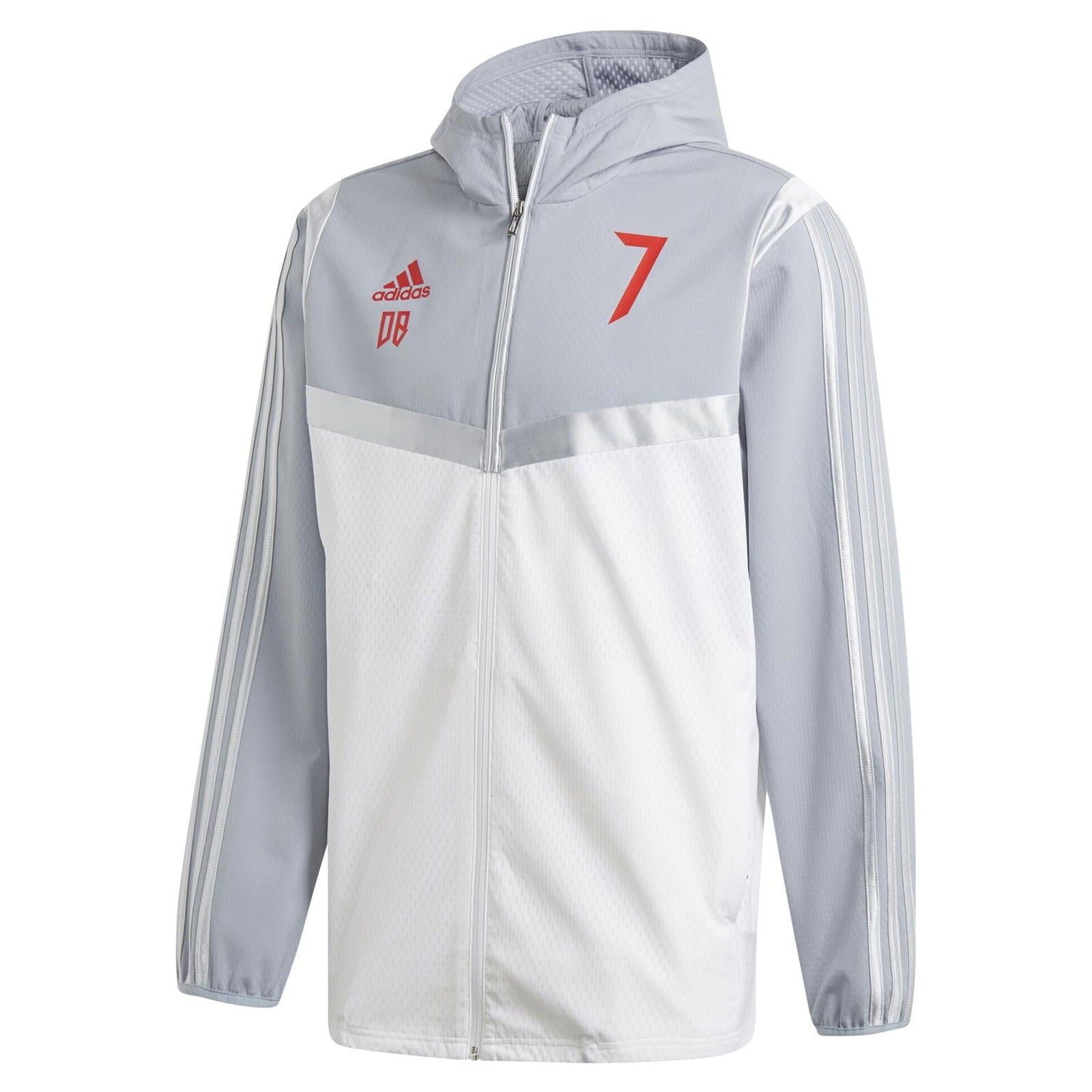 adidas Predator x David Beckham Hooded Jacket - White - ViaductClothing - -