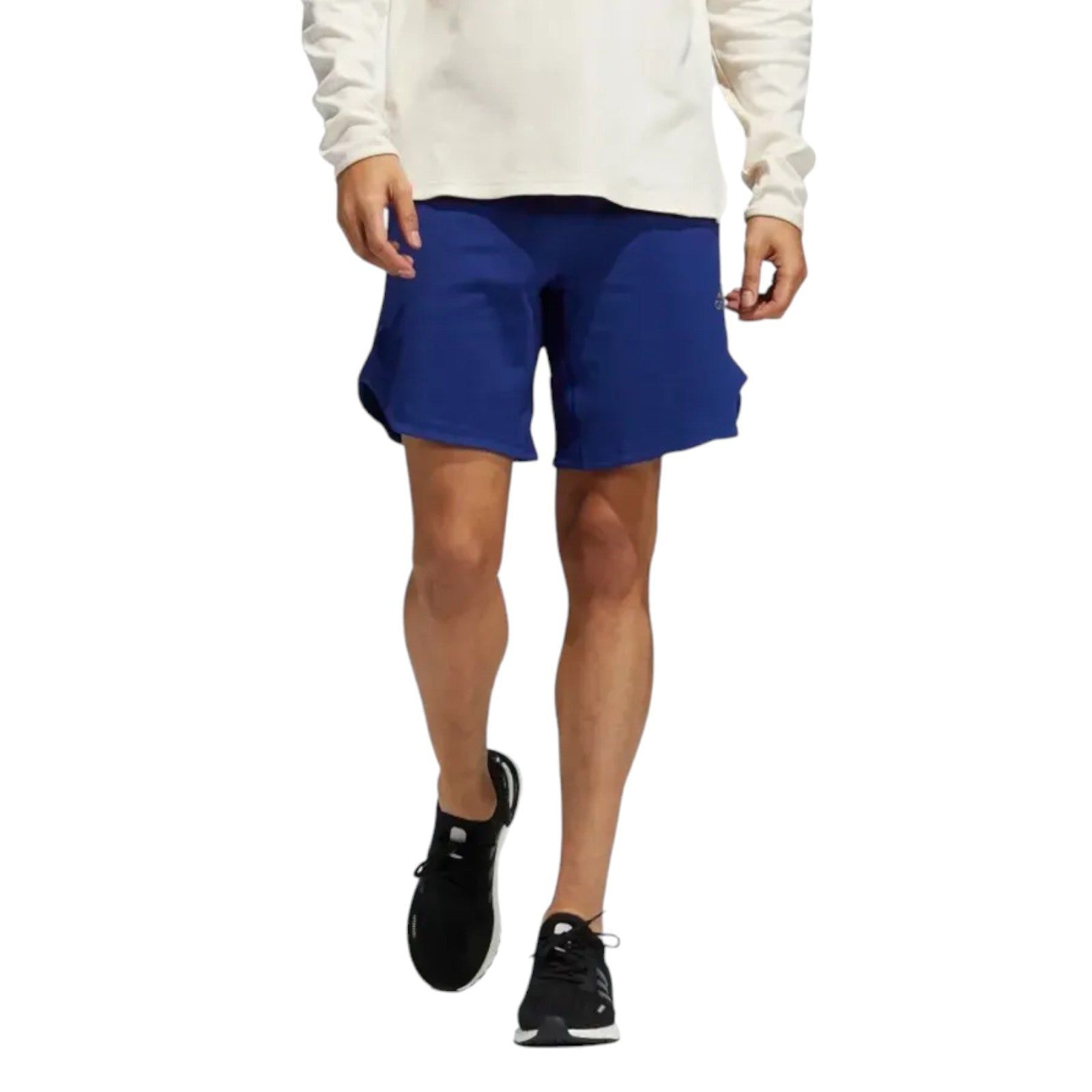 adidas Primeblue Always Om Yoga Shorts - Victory Blue - ViaductClothing - -