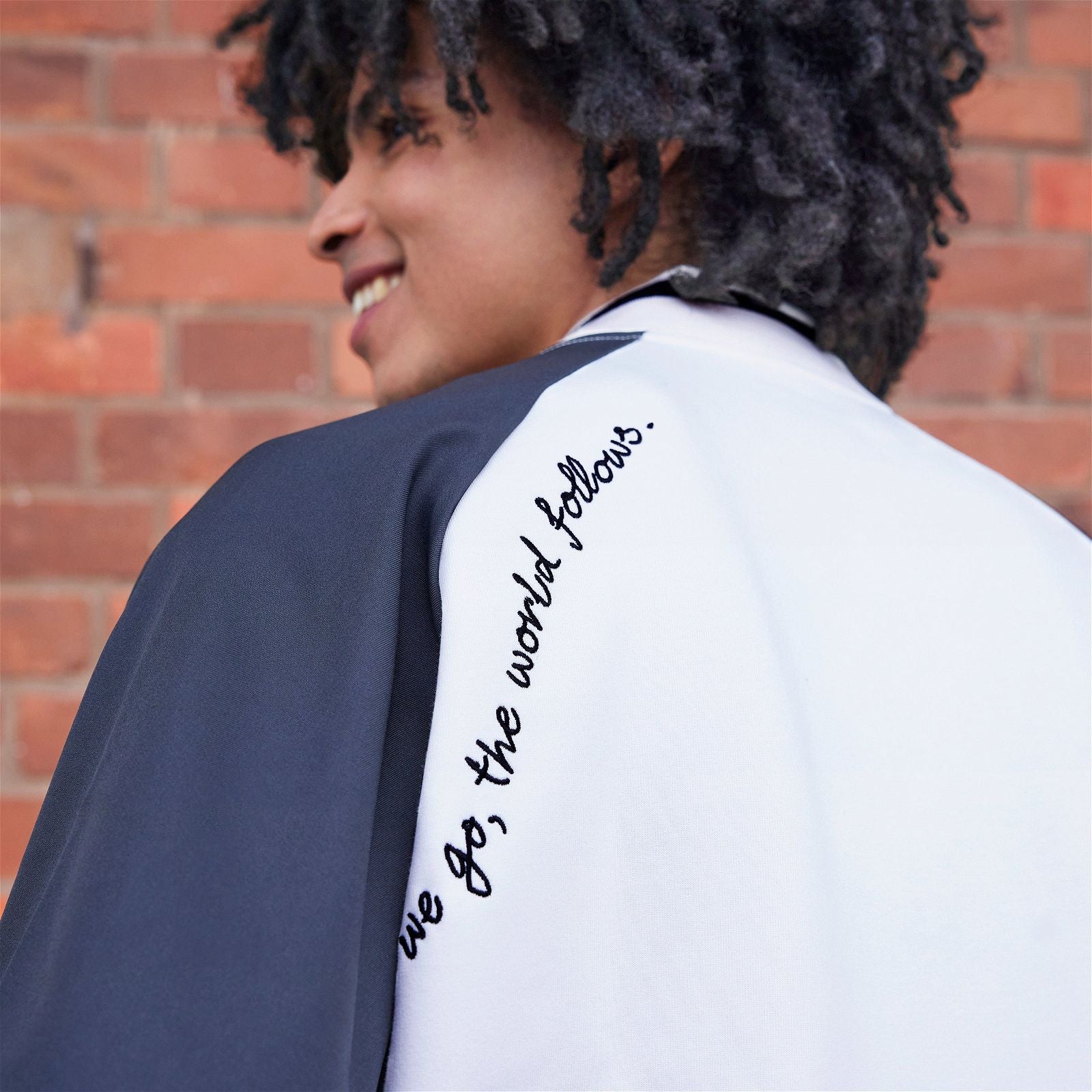 adidas Printed Bomber Jacket (Gender Neutral) - Chalk White - ViaductClothing - -
