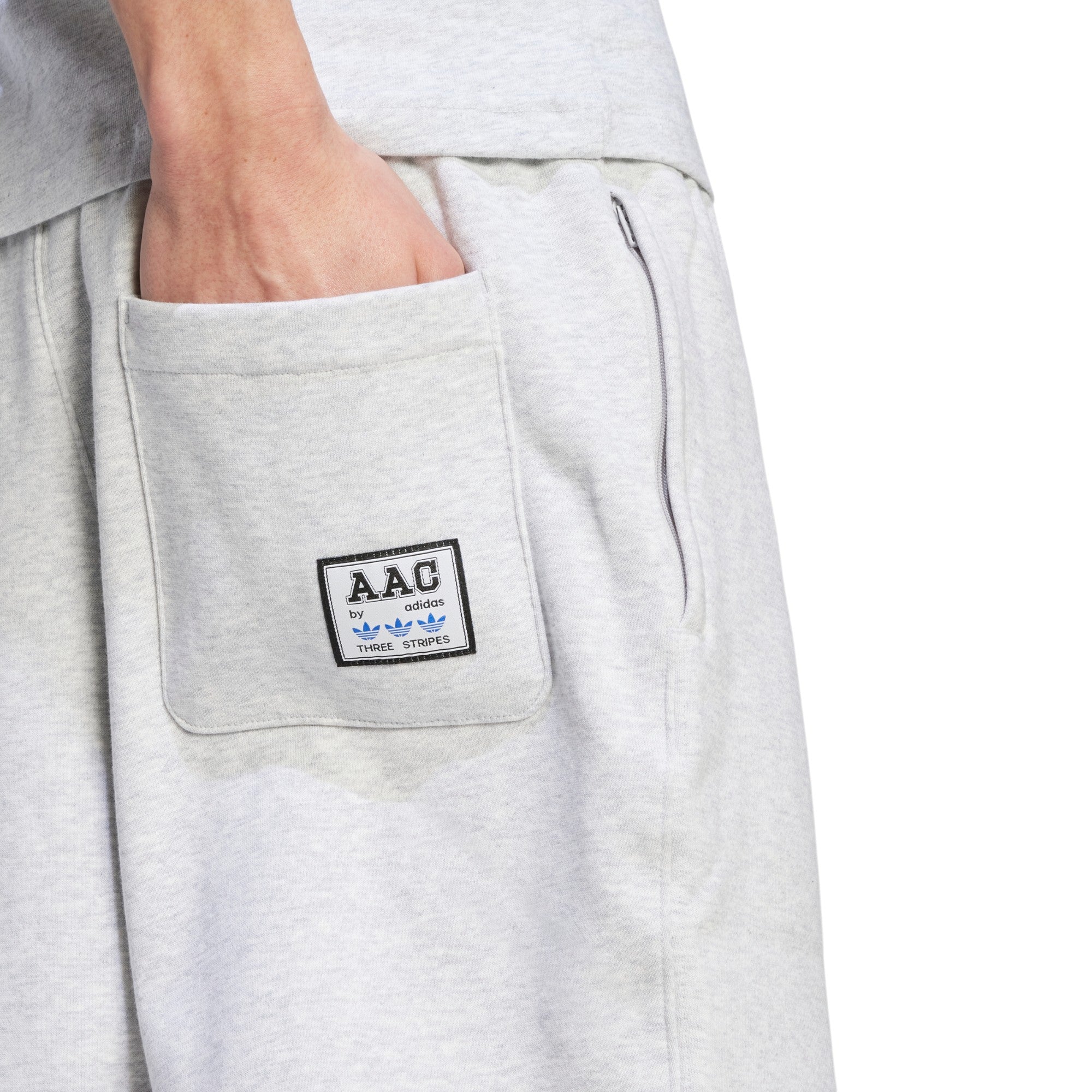 adidas Originals RIFTA Metro AAC Shorts - Light Grey Heather