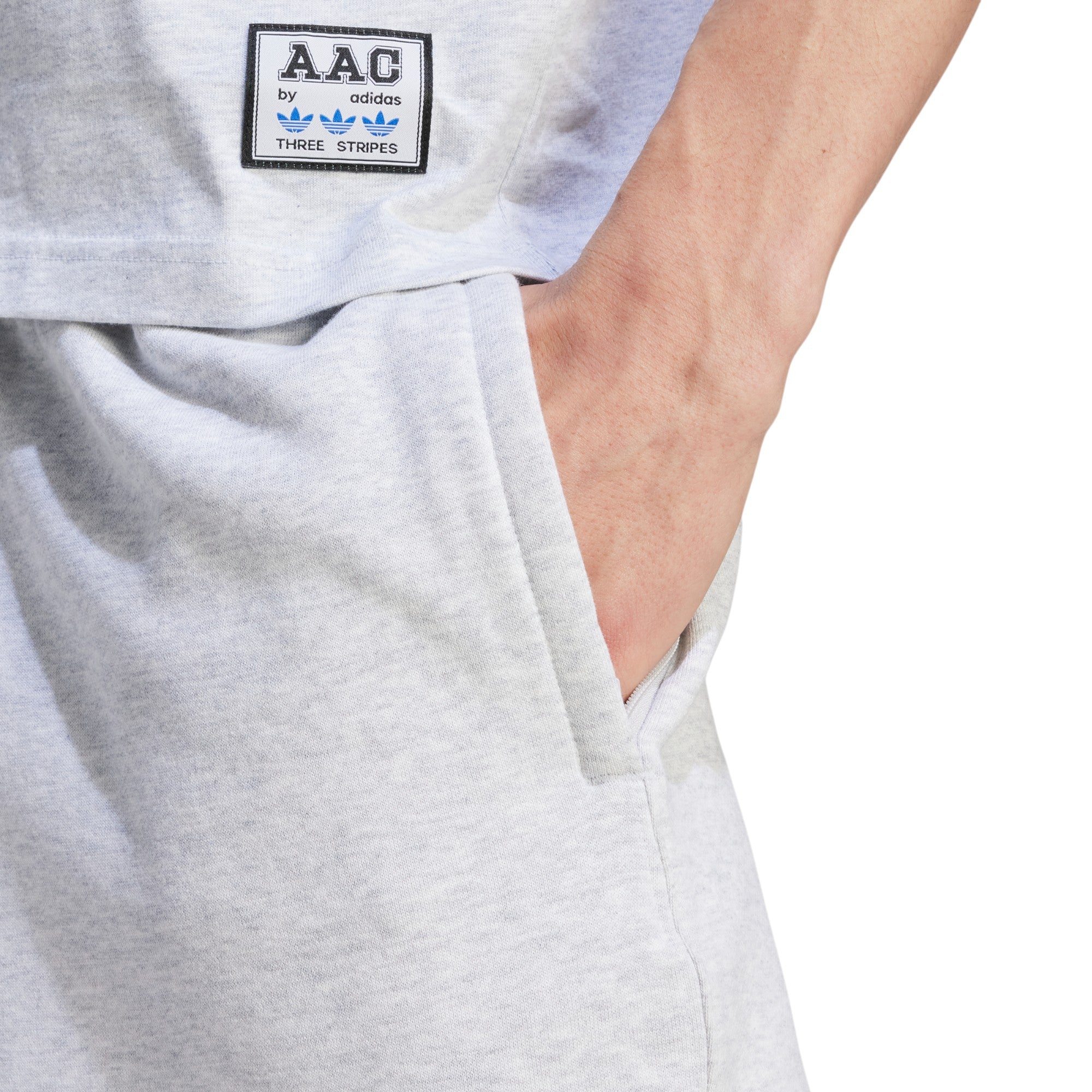adidas Originals RIFTA Metro AAC Shorts - Light Grey Heather