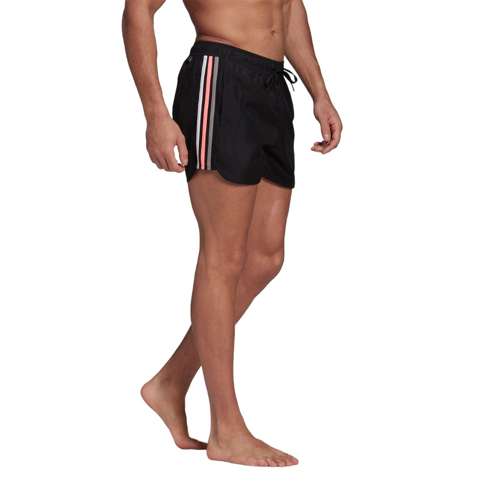 adidas Retro Split VSL Swimshorts - Black - ViaductClothing - -
