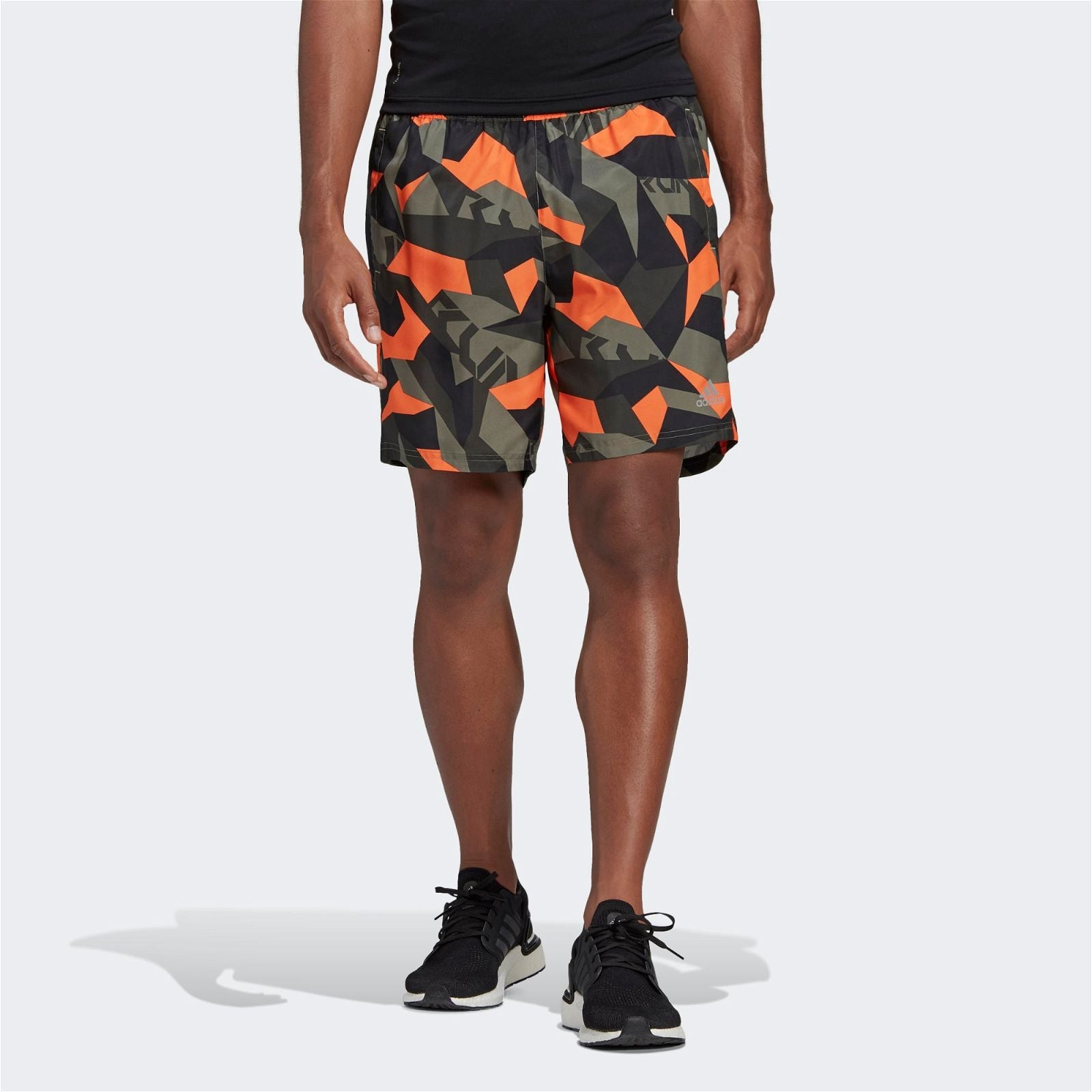 adidas Run It Camouflage Shorts - Green - ViaductClothing - -