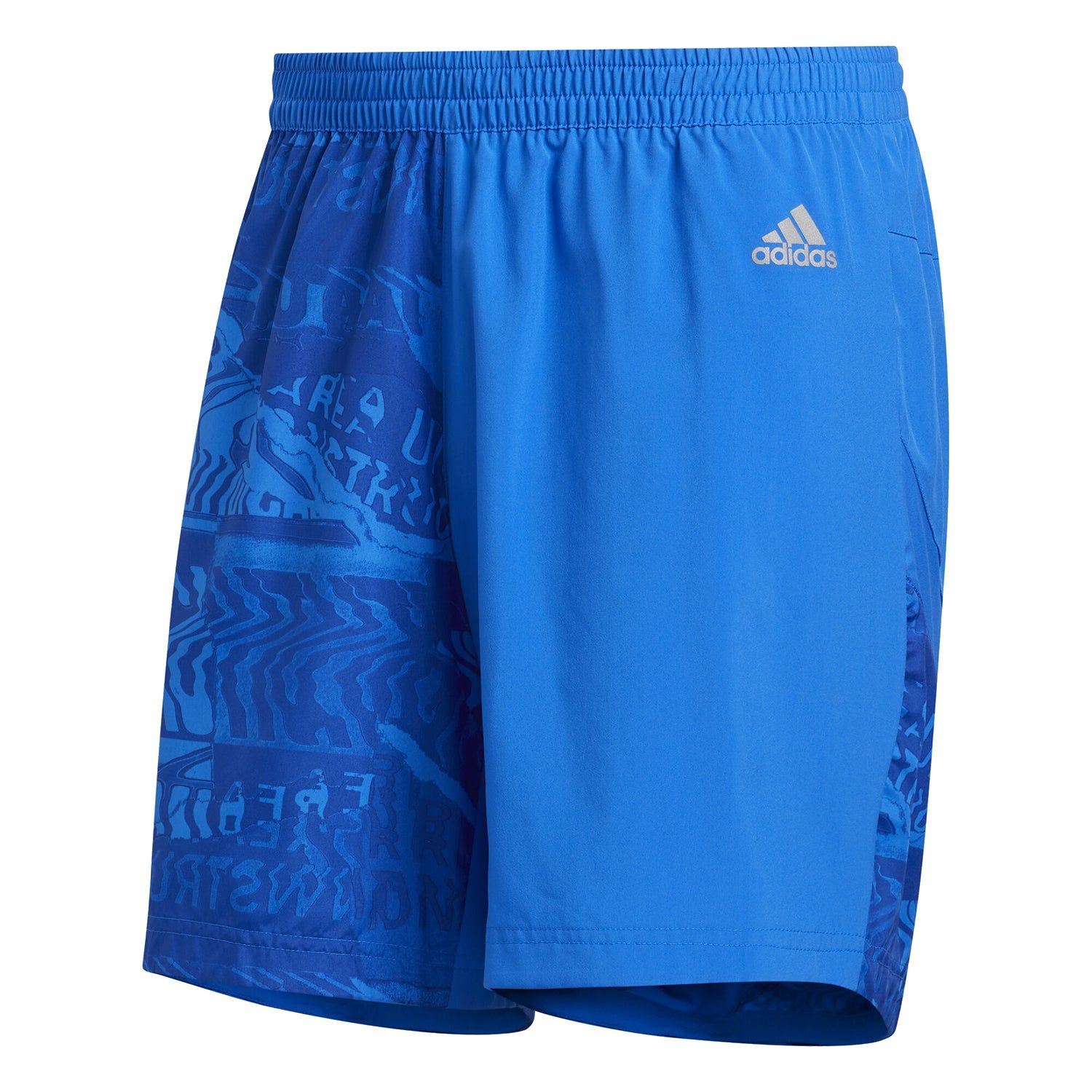 adidas Run It Graphic Shorts - Blue - ViaductClothing - -