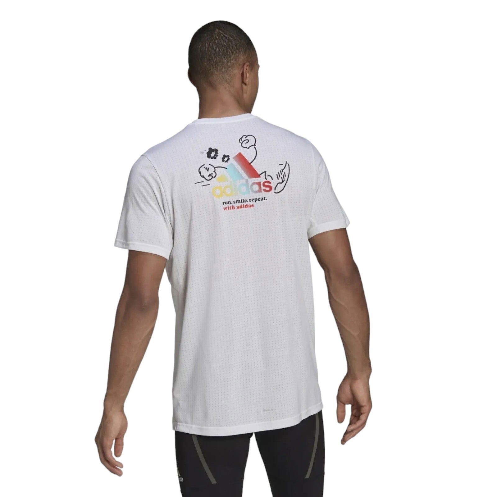 adidas Signature AEROREADY Jersey Tee - White - ViaductClothing - -