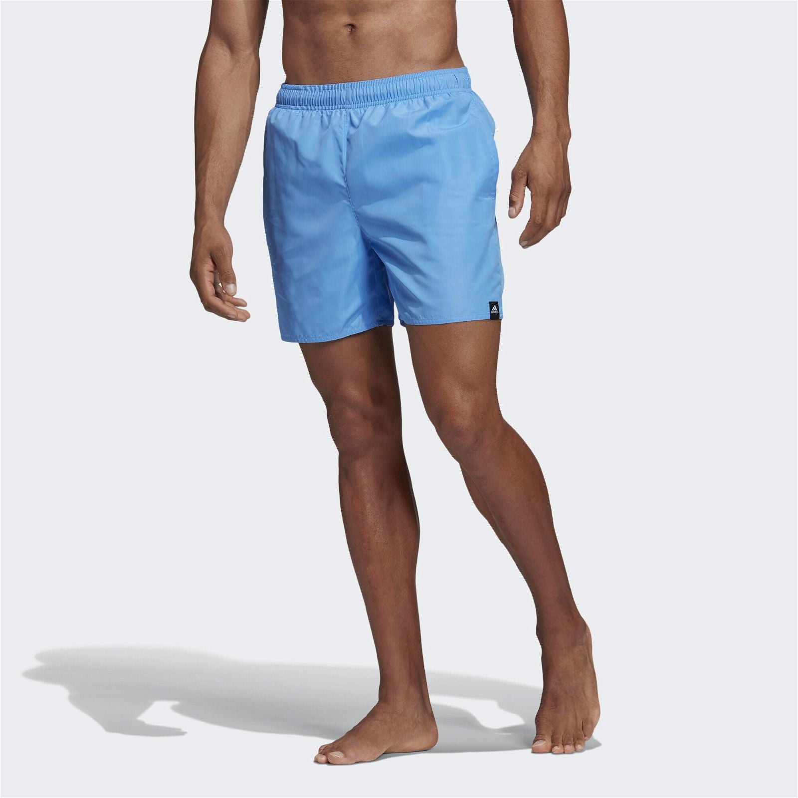 adidas Solid Short Swim Shorts - Blue - ViaductClothing - -