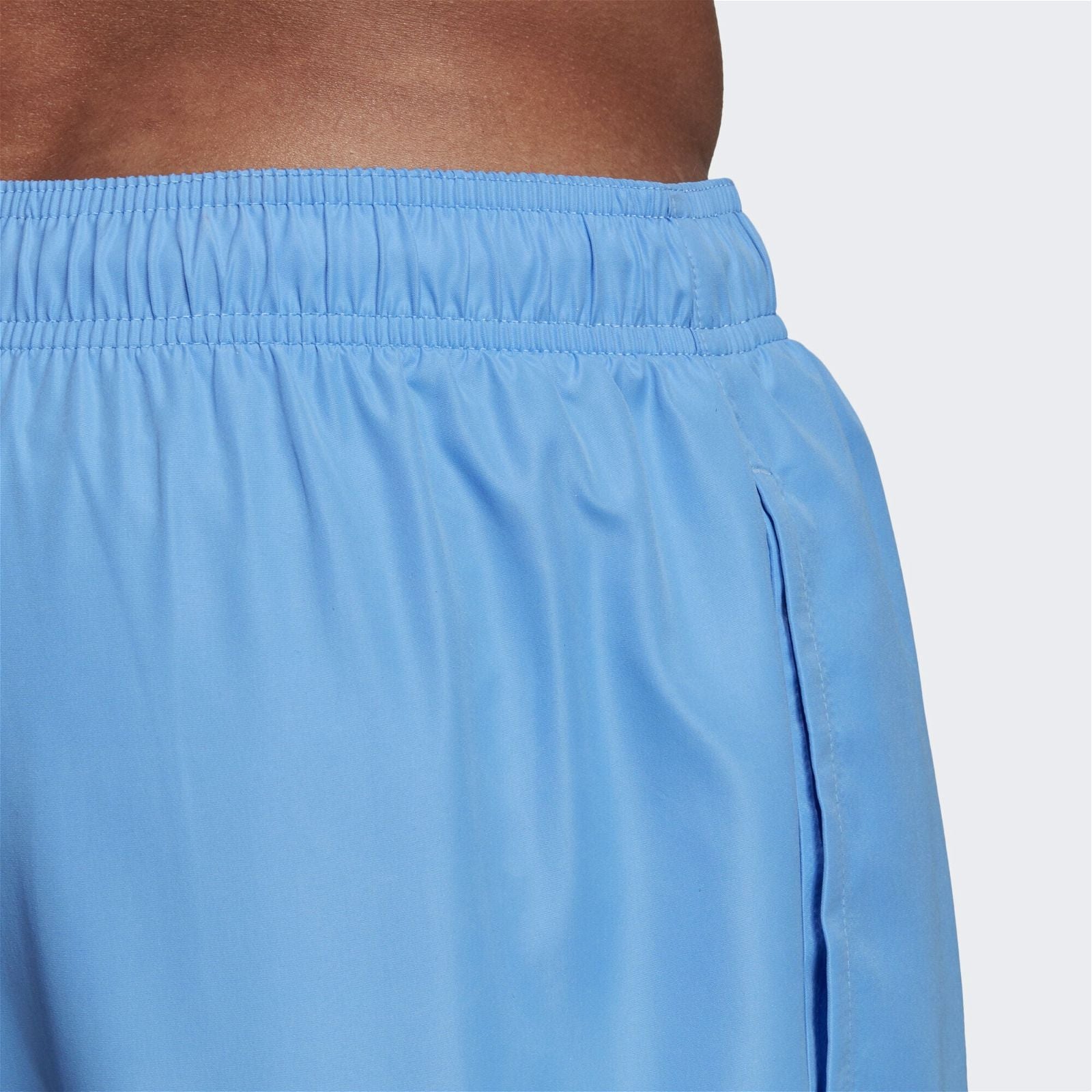 adidas Solid Short Swim Shorts - Blue - ViaductClothing - -