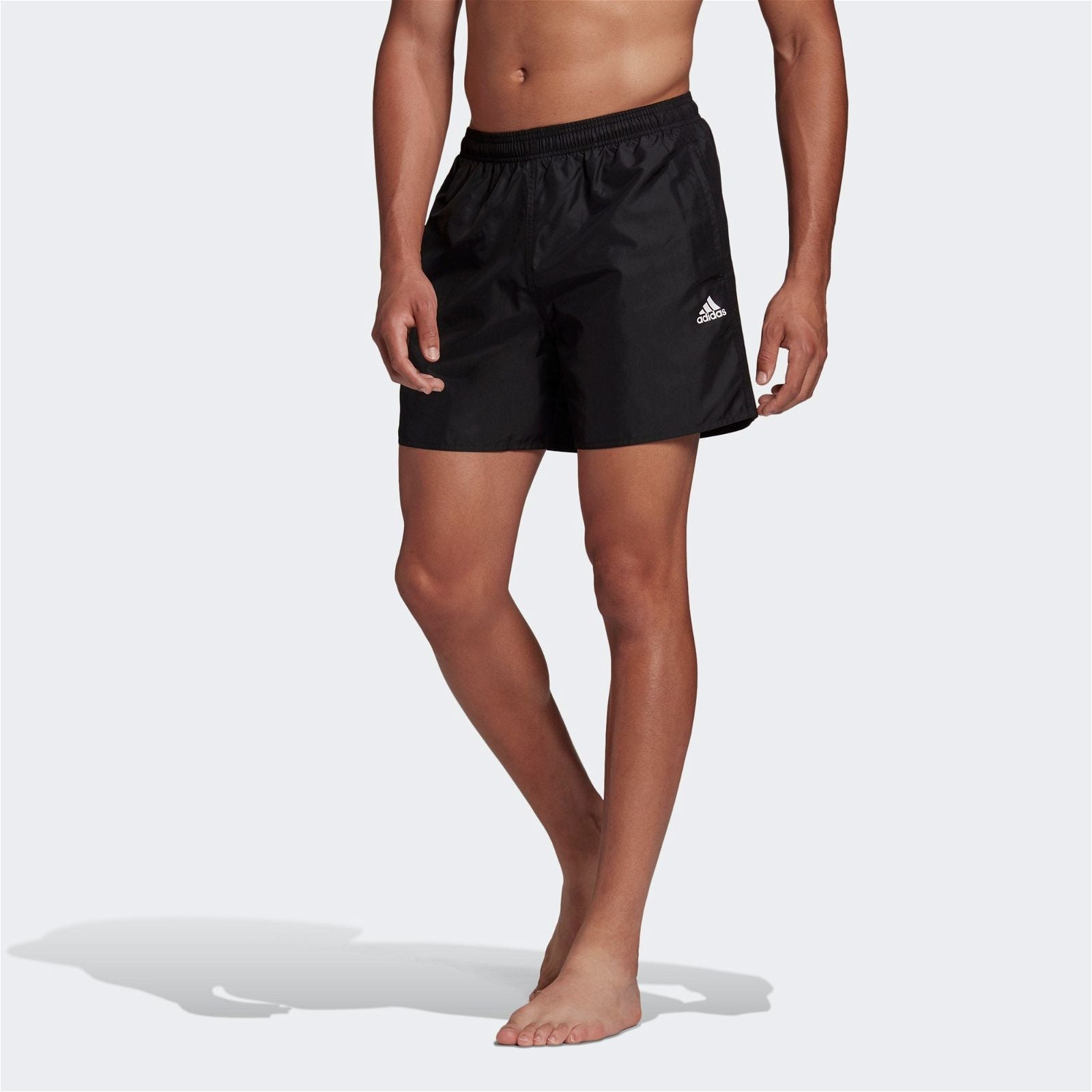 adidas Solid Swim Shorts - Black - ViaductClothing - -