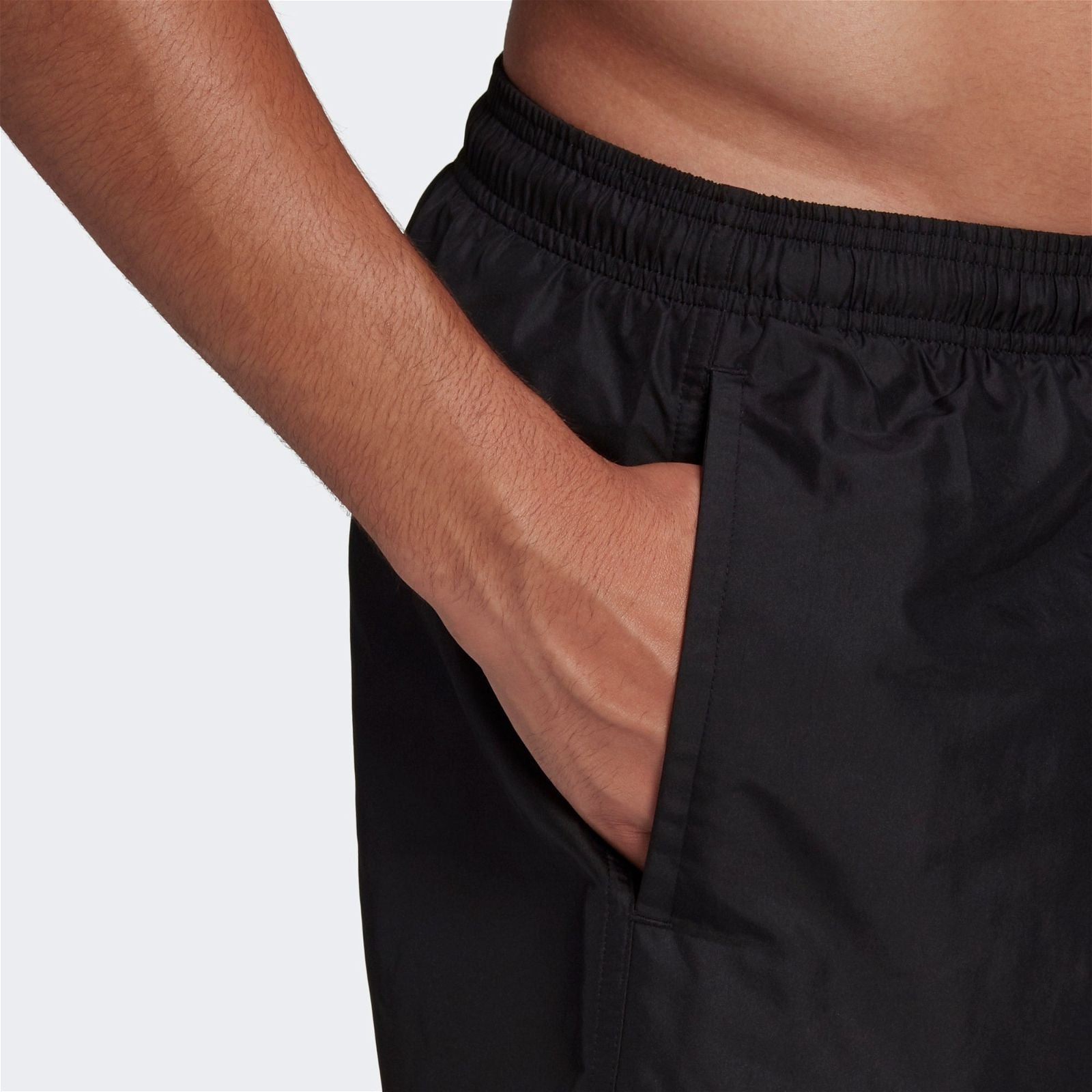 adidas Solid Swim Shorts - Black - ViaductClothing - -