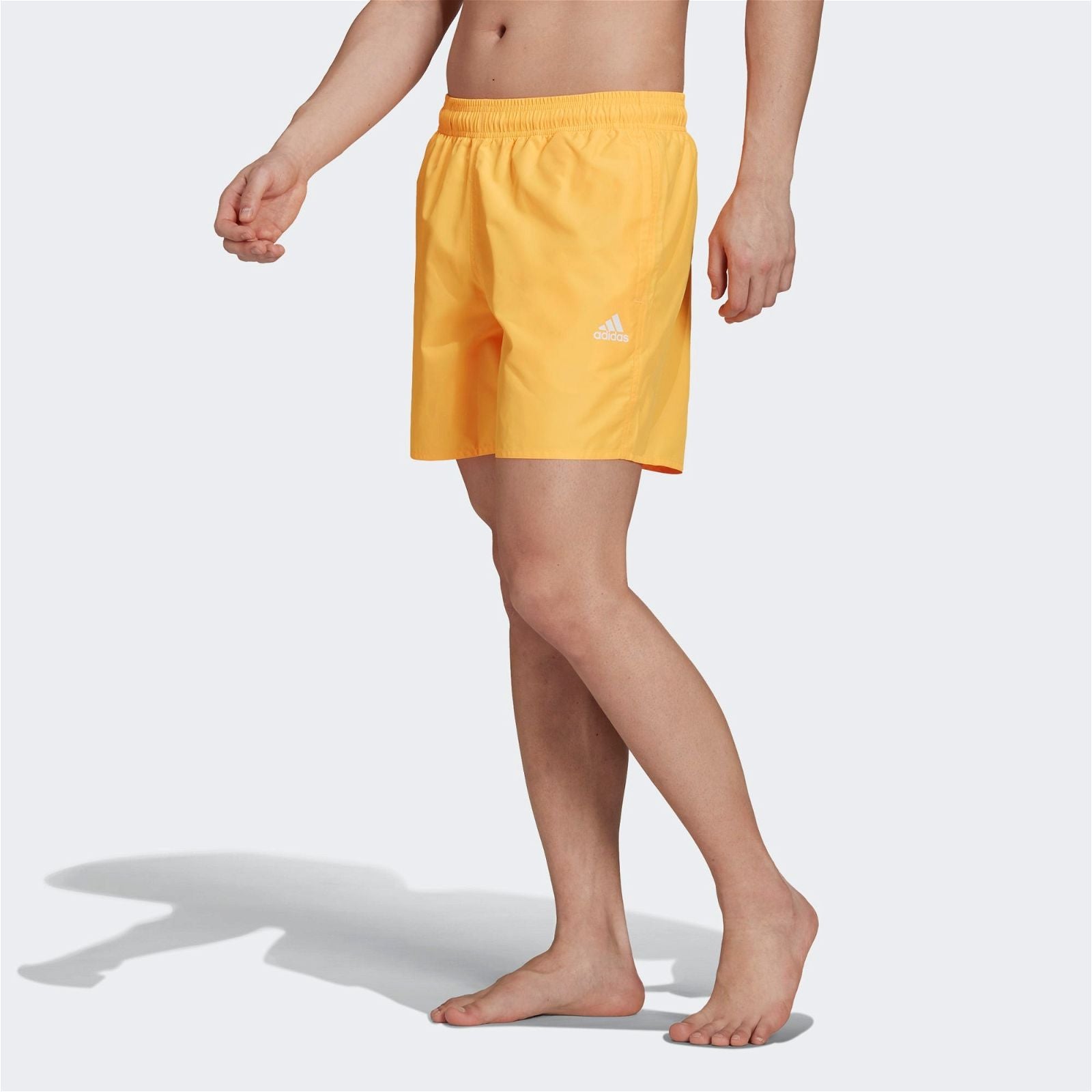 adidas Solid Swim Shorts - Solar Gold Yellow - ViaductClothing - -