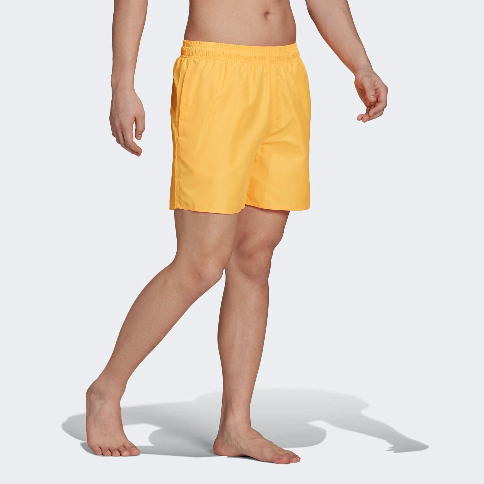 adidas Solid Swim Shorts - Solar Gold Yellow - ViaductClothing - -