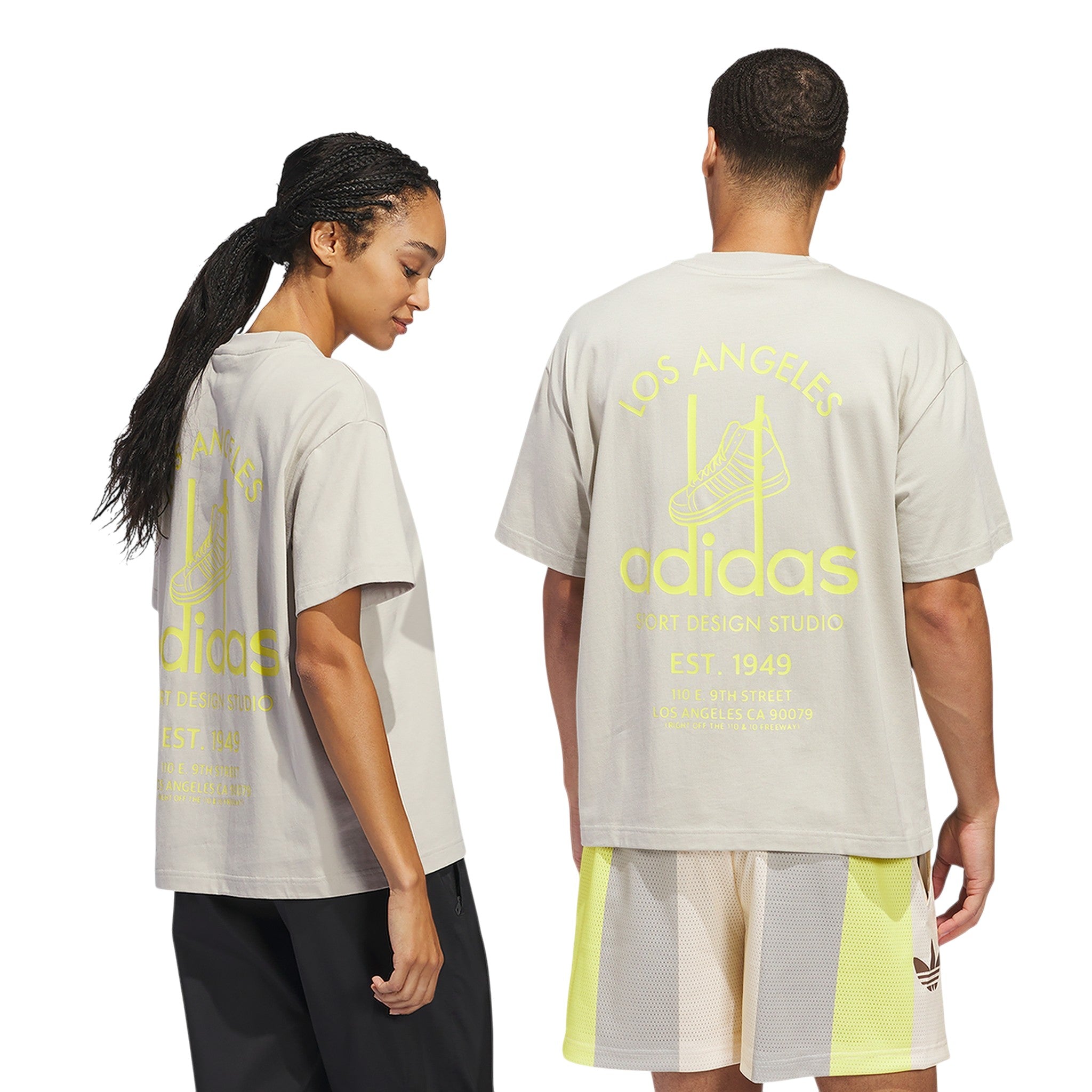 adidas Originals Men's Sport Design Studio Jabbar Graphic T-Shirt - Putty Grey