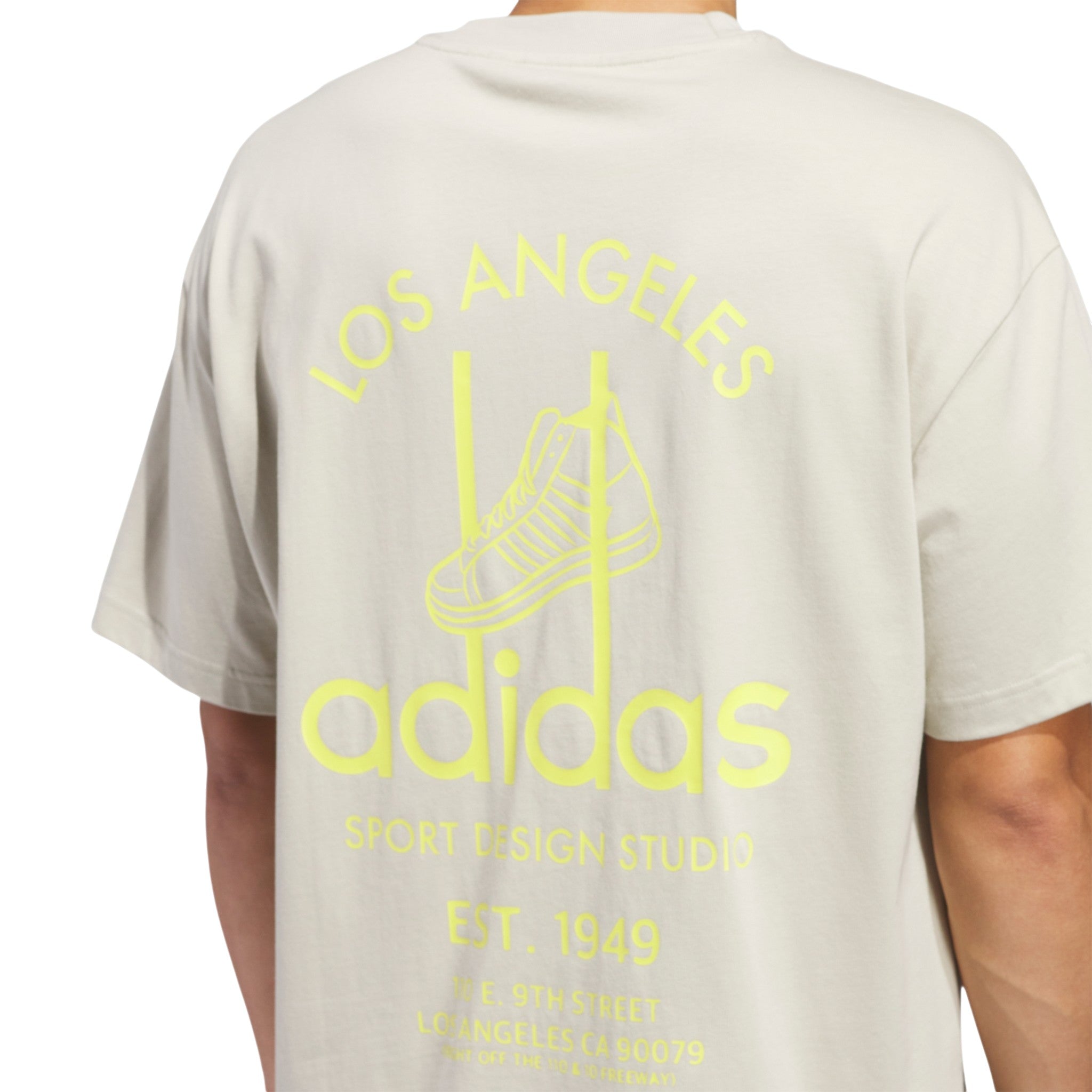 adidas Originals Men's Sport Design Studio Jabbar Graphic T-Shirt - Putty Grey