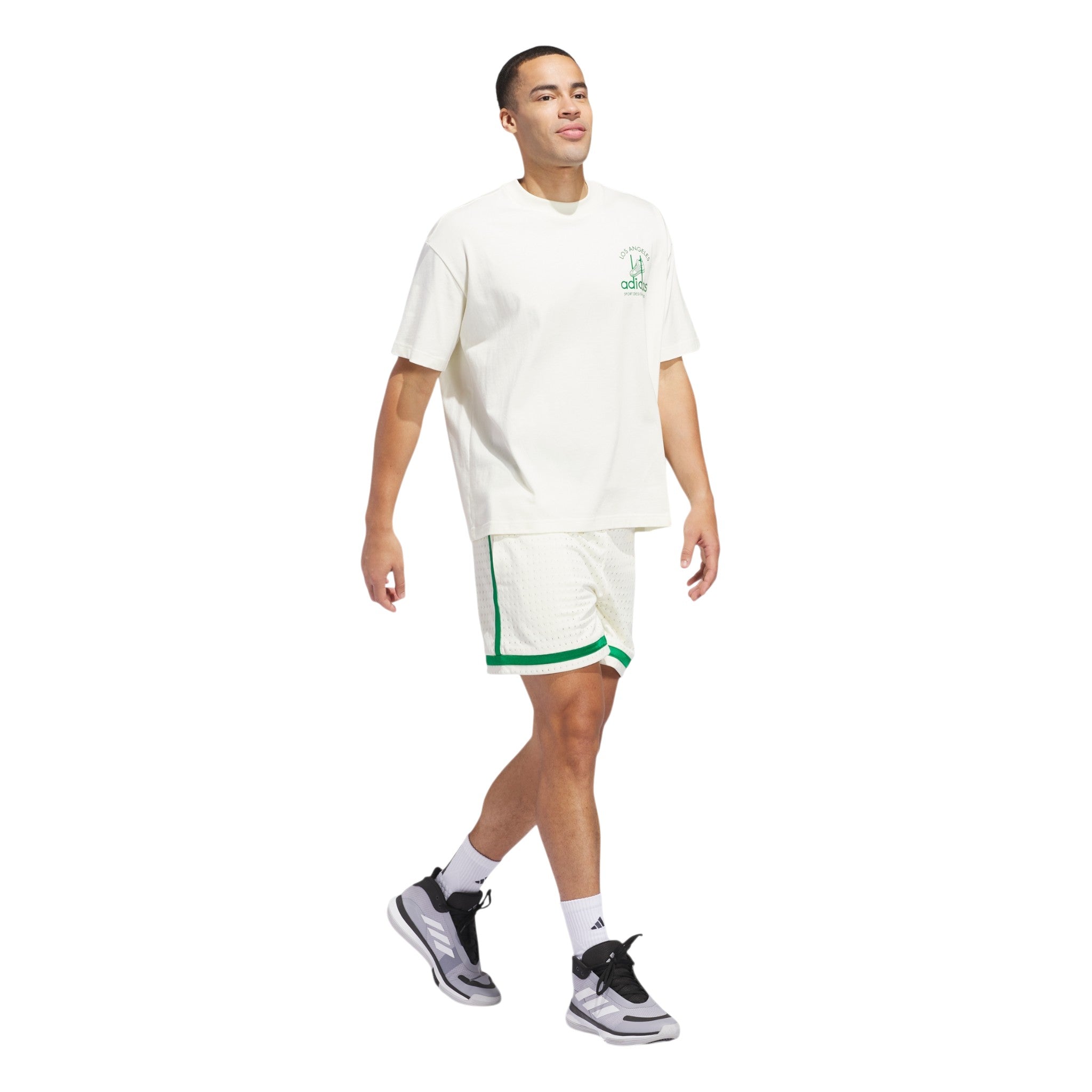adidas Originals Sport Design Studio Jabbar Graphic Tee - Ivory White