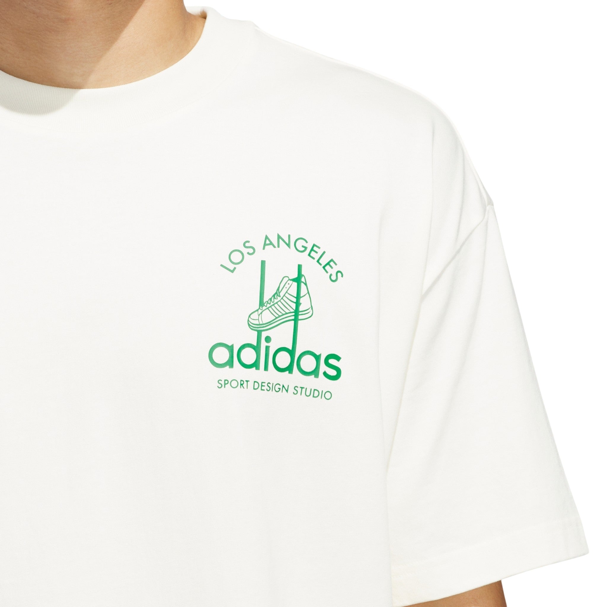 adidas Originals Sport Design Studio Jabbar Graphic Tee - Ivory White