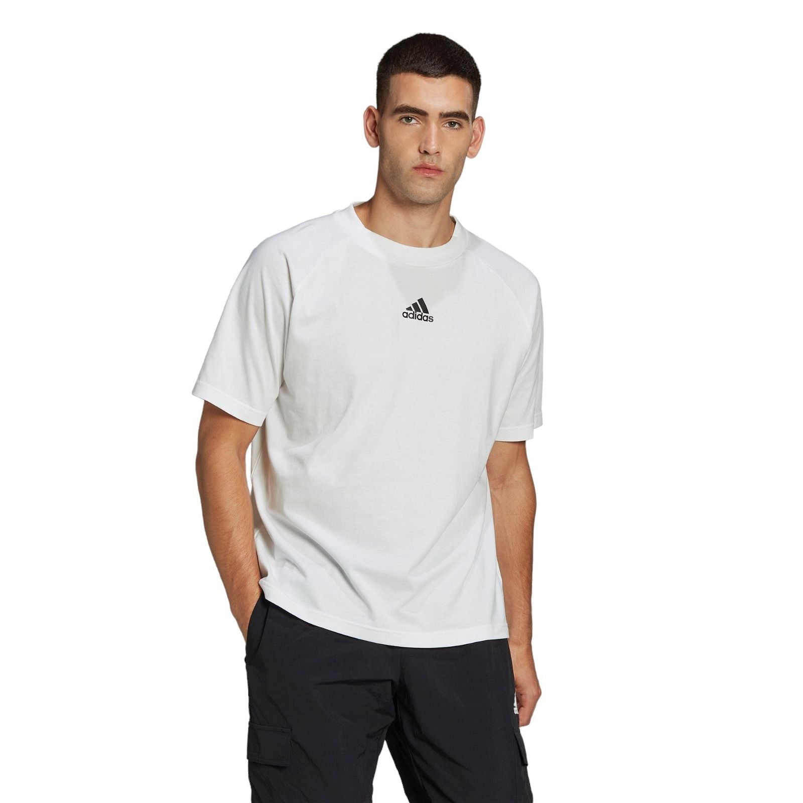 adidas Sportswear Bl Q2 Short Sleeve T-shirt - White - ViaductClothing - -