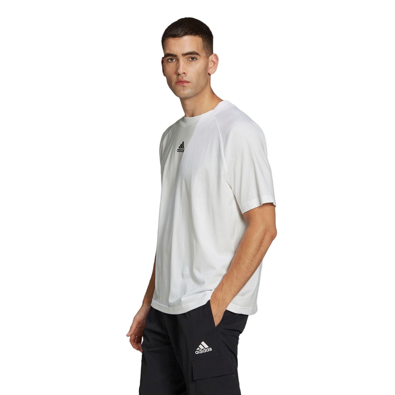 adidas Sportswear Bl Q2 Short Sleeve T-shirt - White - ViaductClothing - -