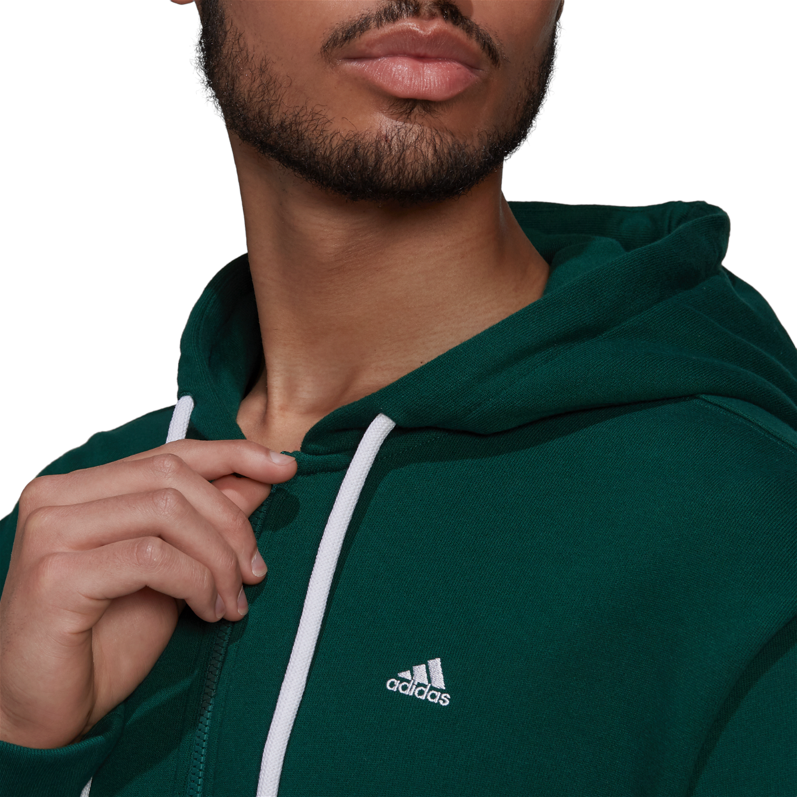 adidas Sportswear Comfy & Chill Full Zip Hoodie - Green - ViaductClothing - -