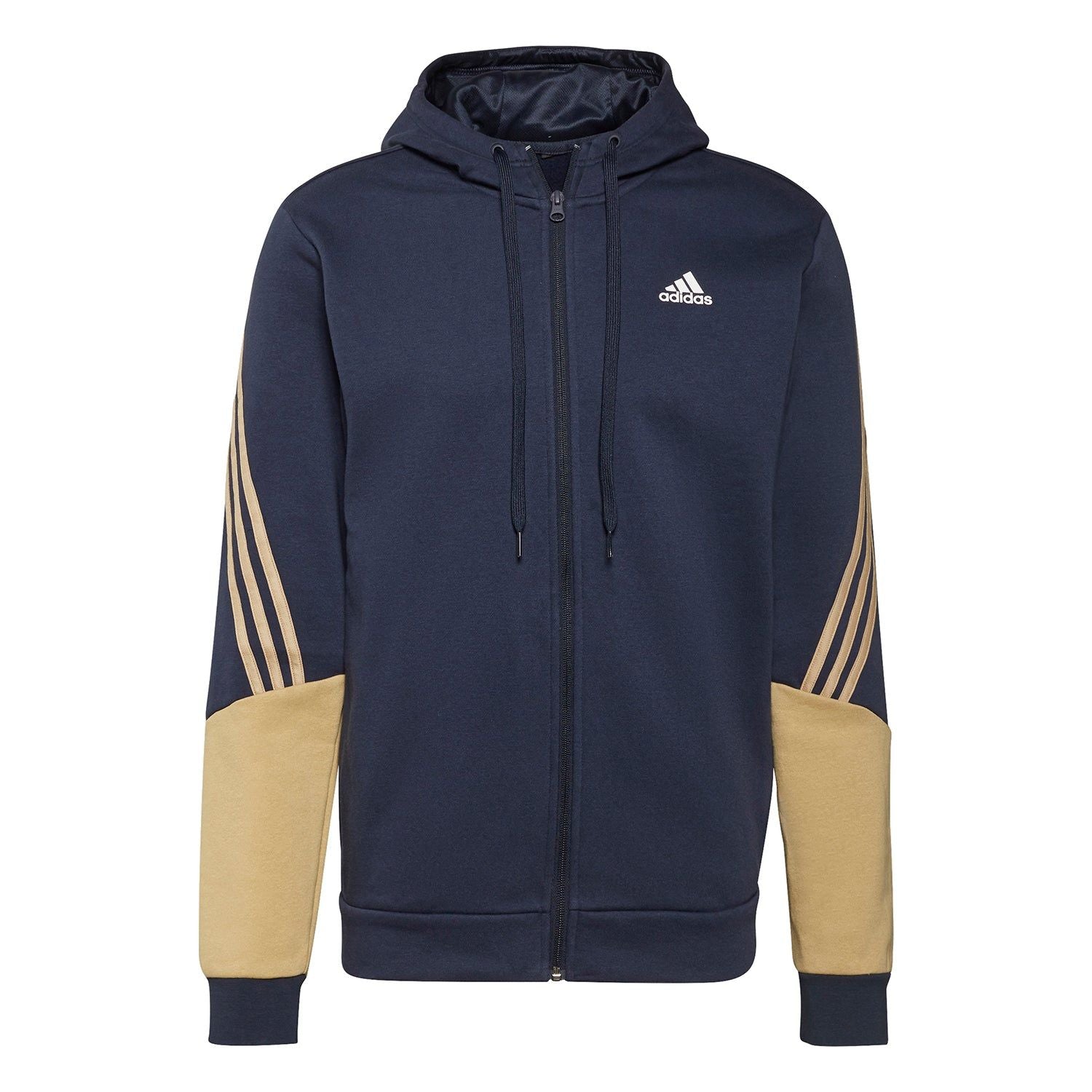 adidas Sportswear Cotton Fleece Tracksuit - Navy - ViaductClothing - -