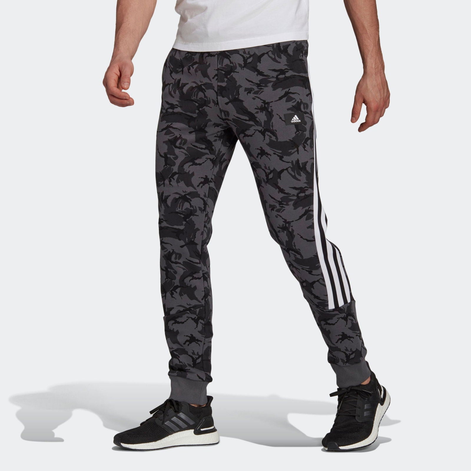 adidas Sportswear Future Icons Camo Graphic Pants - Grey - ViaductClothing - -