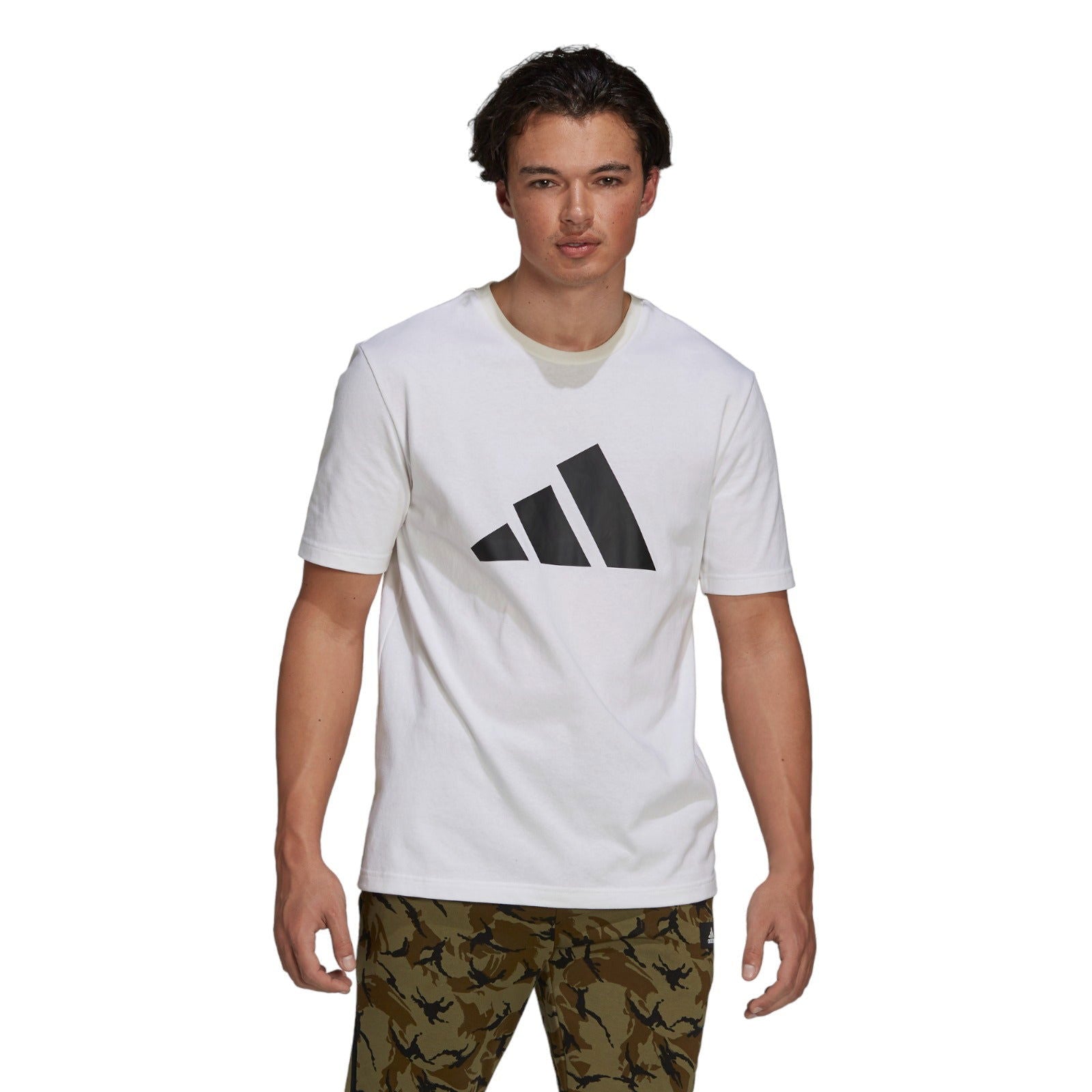 adidas Sportswear Future Icons Logo Graphic Tee - White - ViaductClothing - -