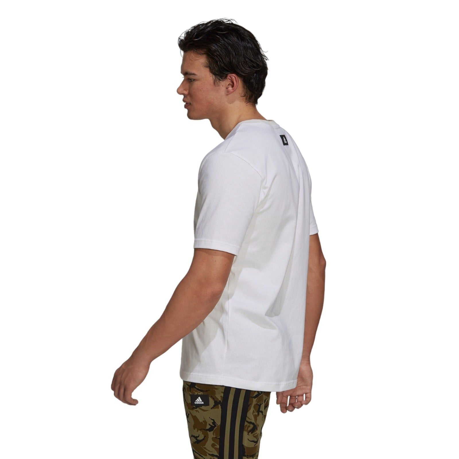 adidas Sportswear Future Icons Logo Graphic Tee - White - ViaductClothing - -