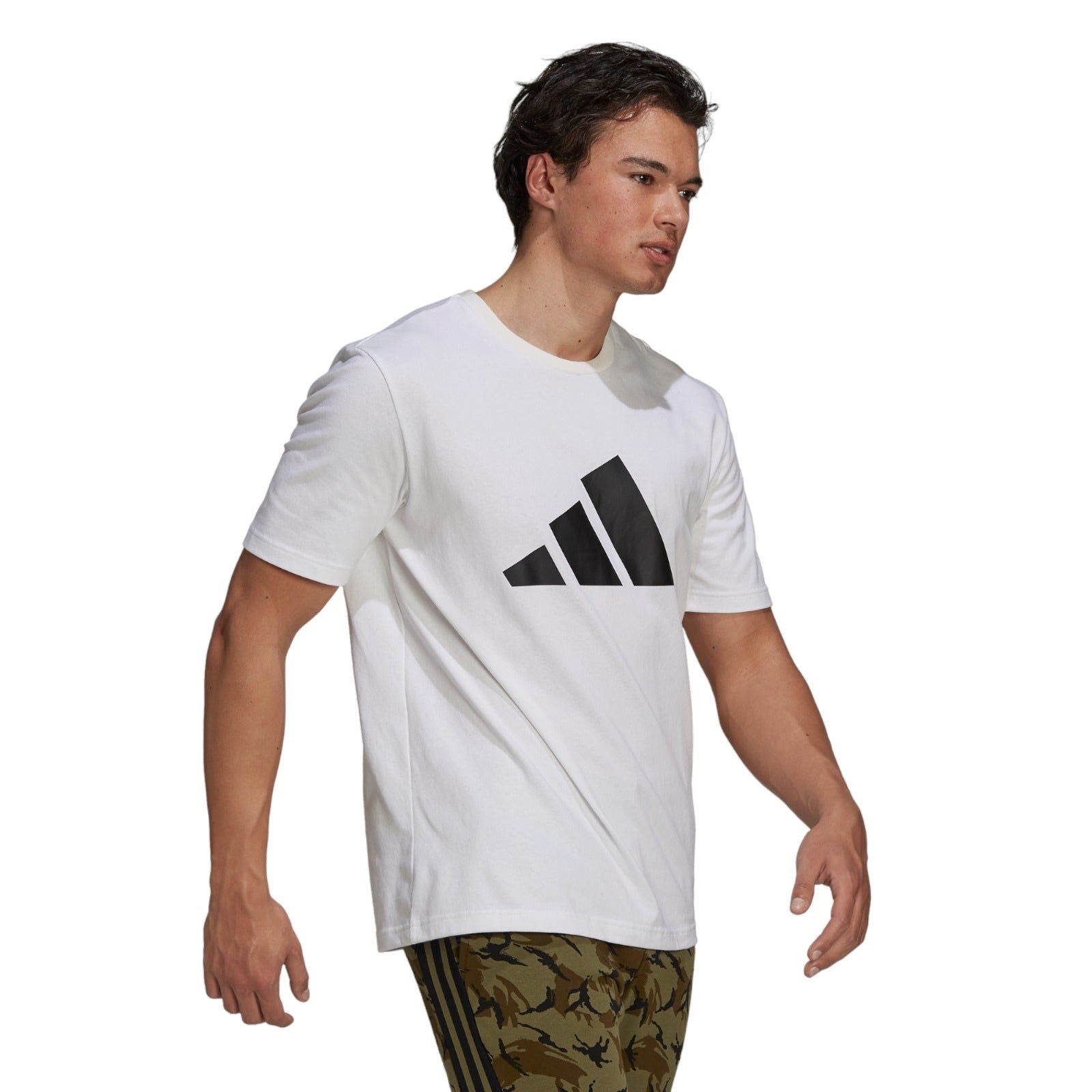 adidas Sportswear Future Icons Logo Graphic Tee - White - ViaductClothing - -