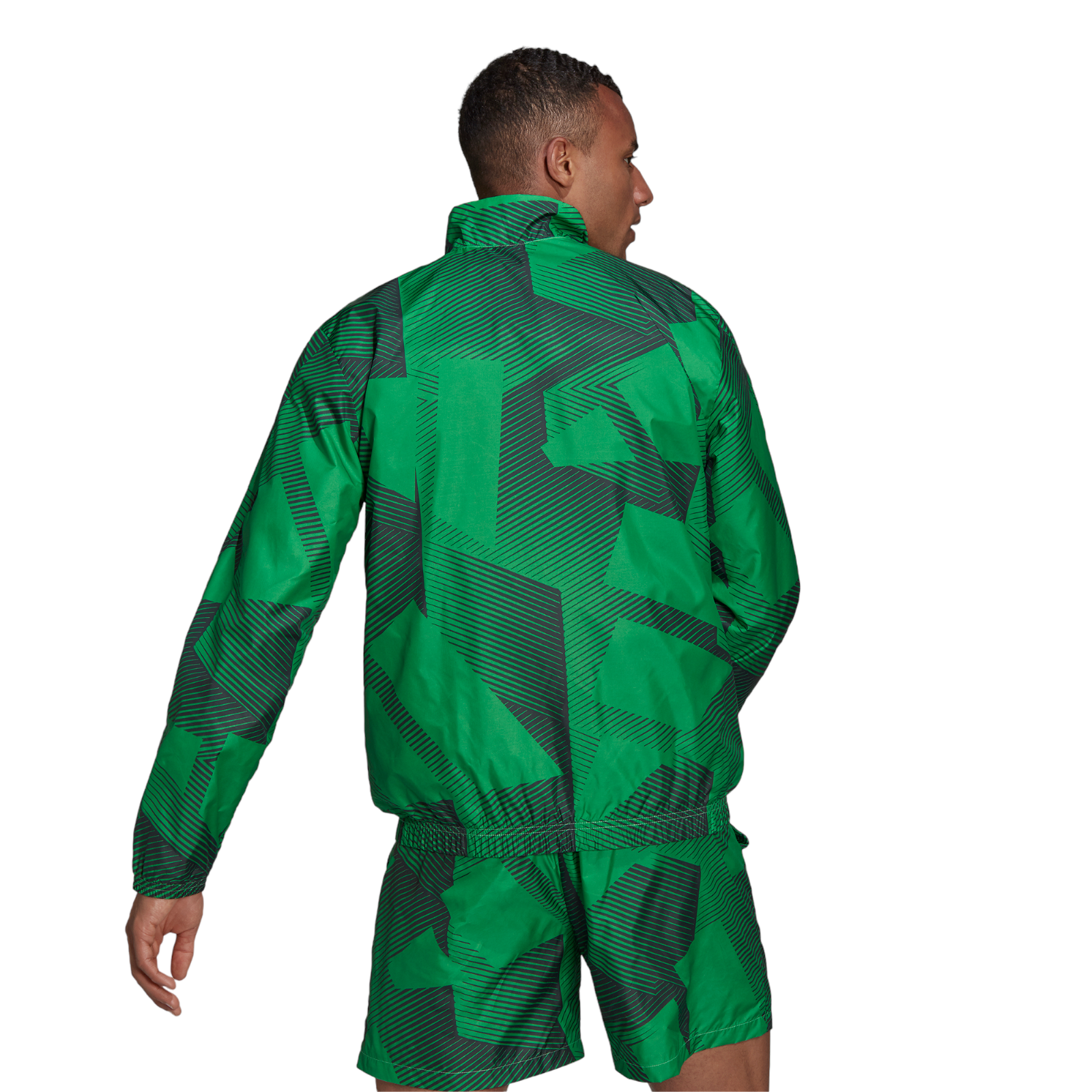 adidas Sportswear Graphic Track Top - Green - ViaductClothing - -