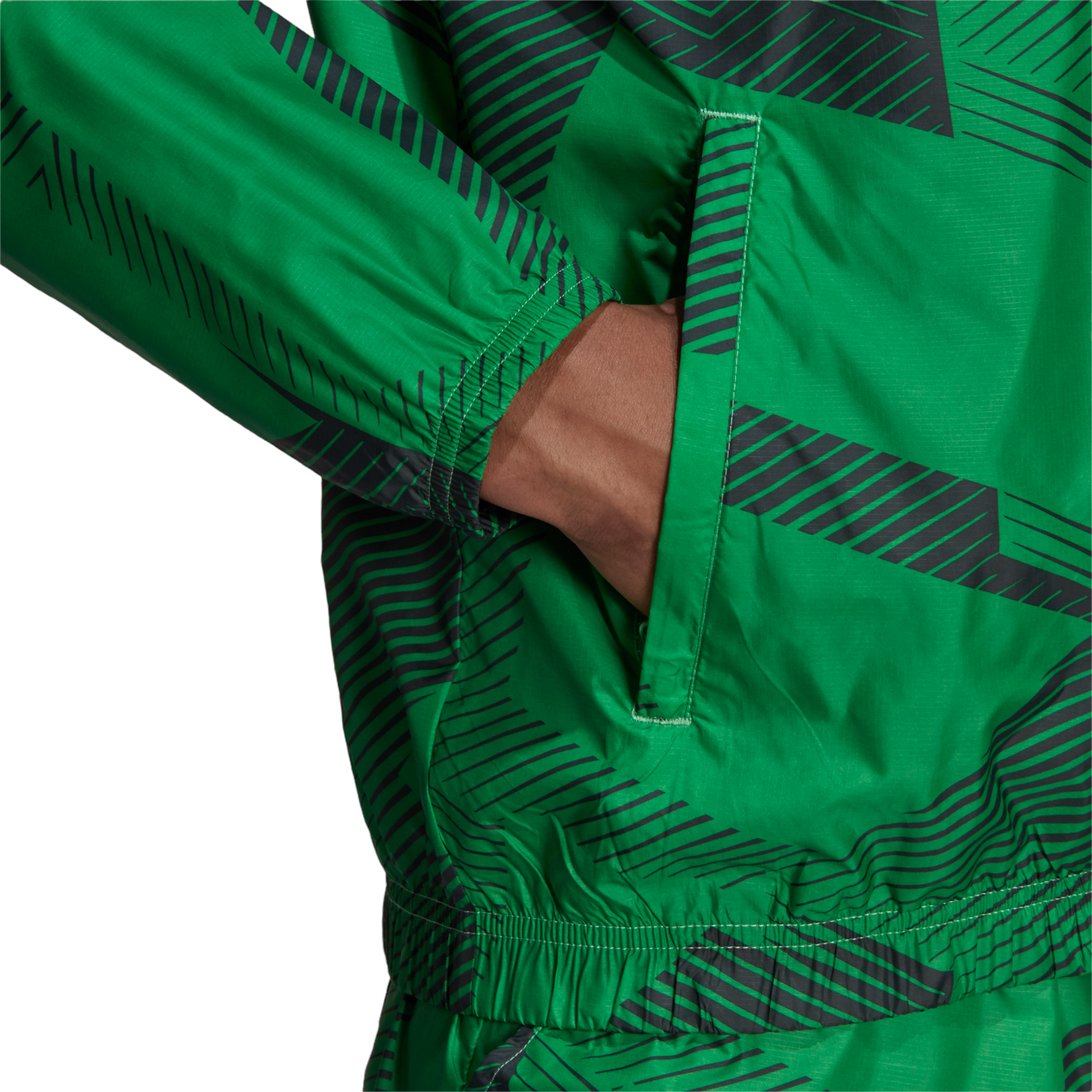adidas Sportswear Graphic Track Top - Green - ViaductClothing - -