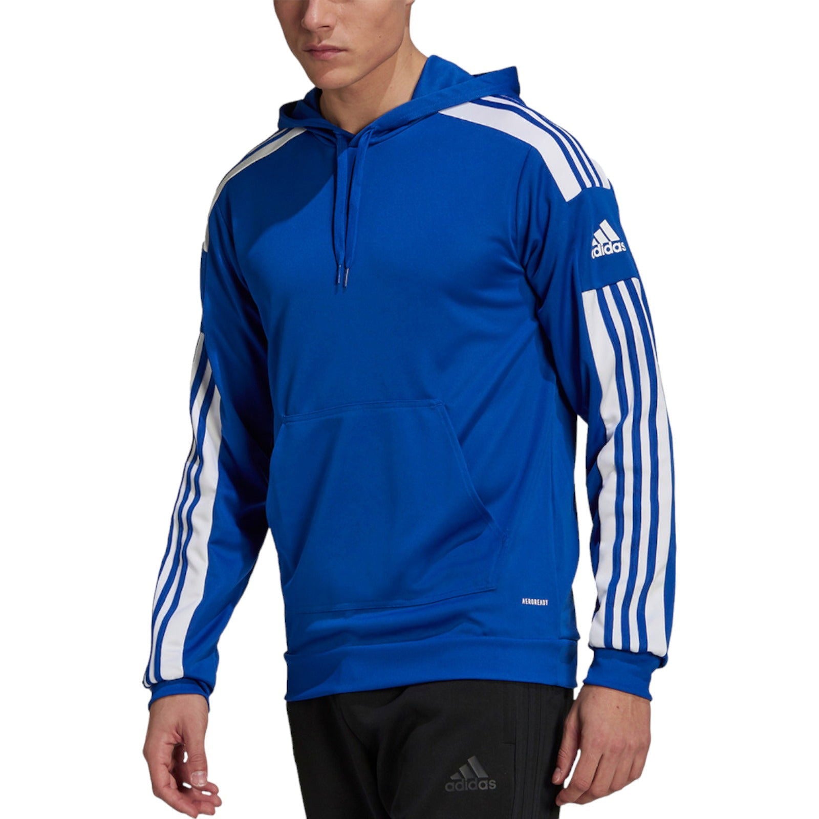 adidas Squadra 21 Pullover Hoodie Football - Blue - ViaductClothing - -