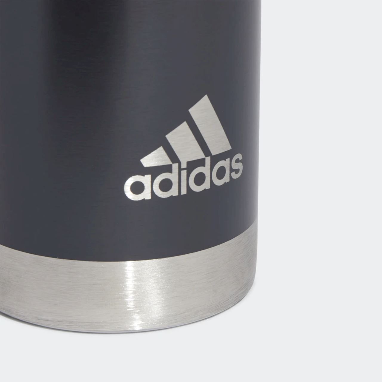 adidas Steel Water Bottle - Black - ViaductClothing - -