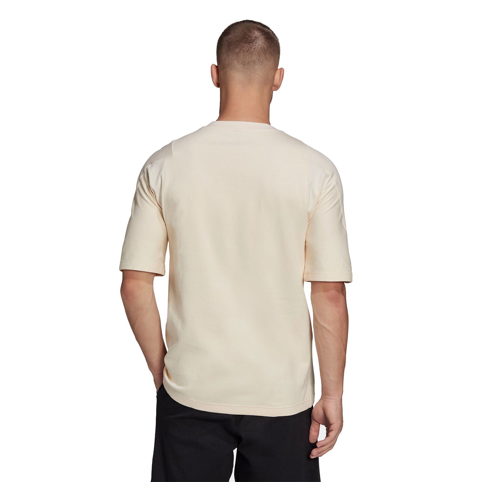 adidas Studio Lounge Tee - Beige - ViaductClothing - -