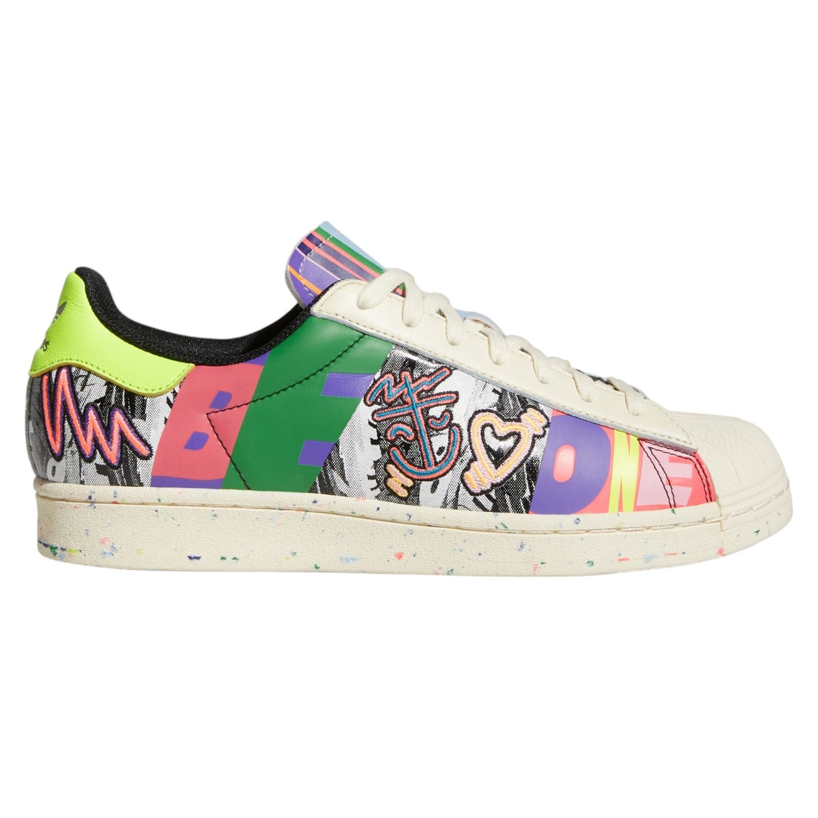 adidas Superstar x Kris Andrew Small Pride Collection Trainers - White - ViaductClothing - -