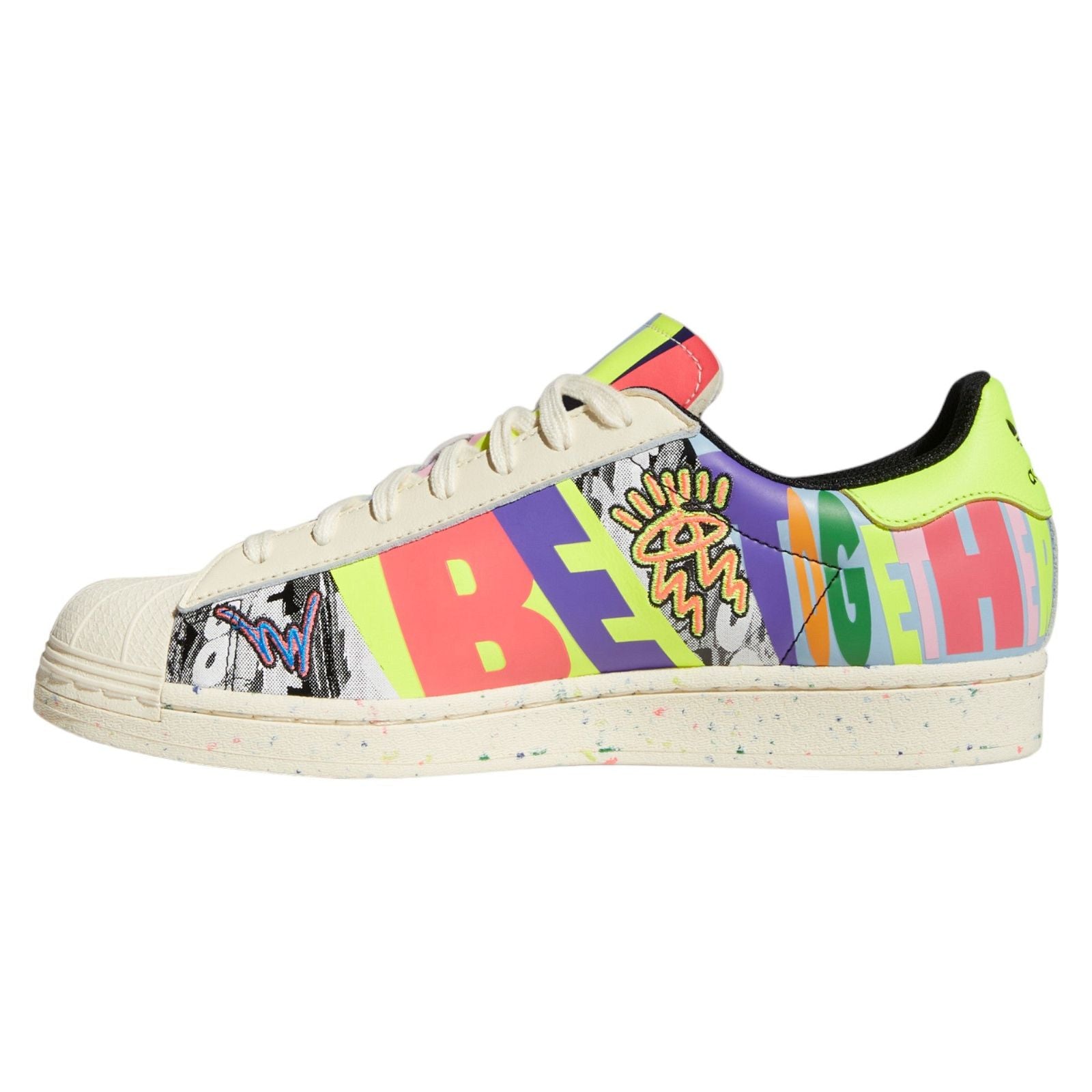adidas Superstar x Kris Andrew Small Pride Collection Trainers - White - ViaductClothing - -