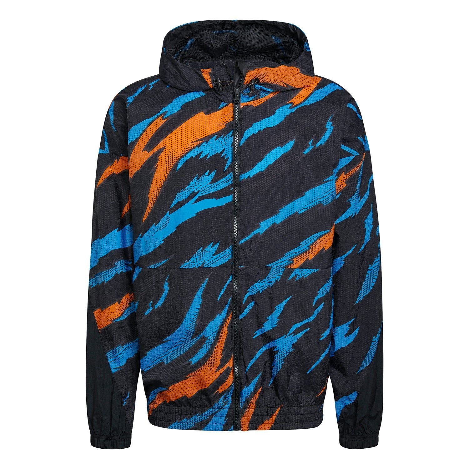 adidas TRVL Tiger Camo Windbreaker Mens - Black - ViaductClothing - -