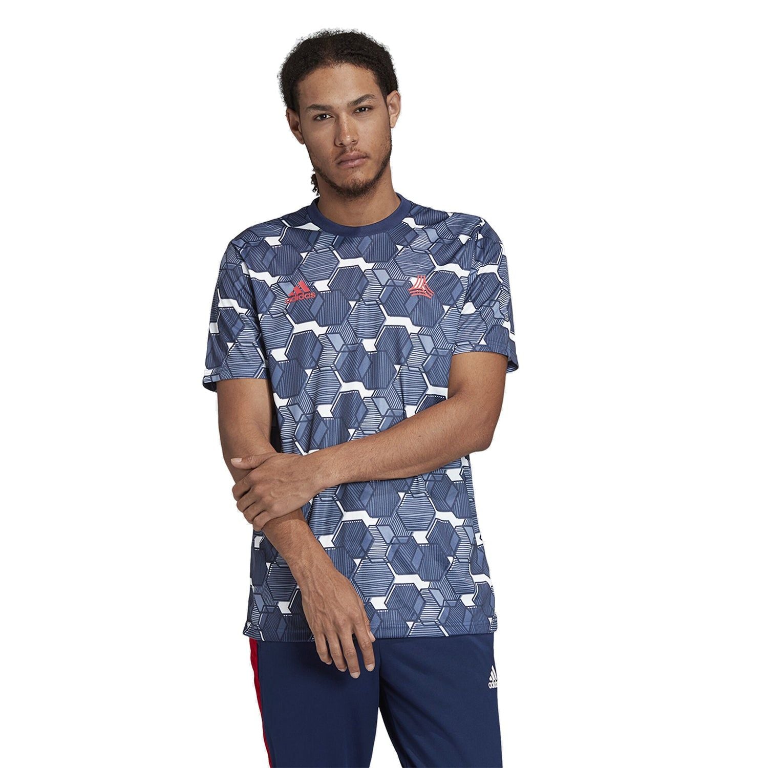 adidas Tango Aop Jersey - Navy - ViaductClothing - -