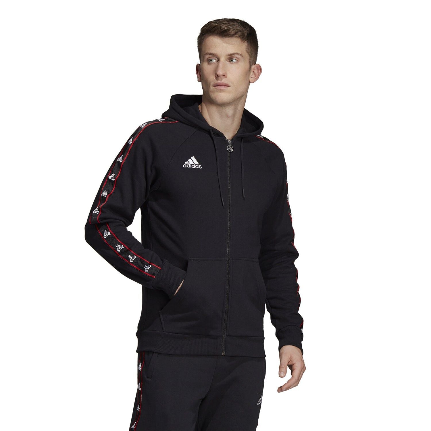 adidas Tango Tape Heavy Hoodie - Black - ViaductClothing - -