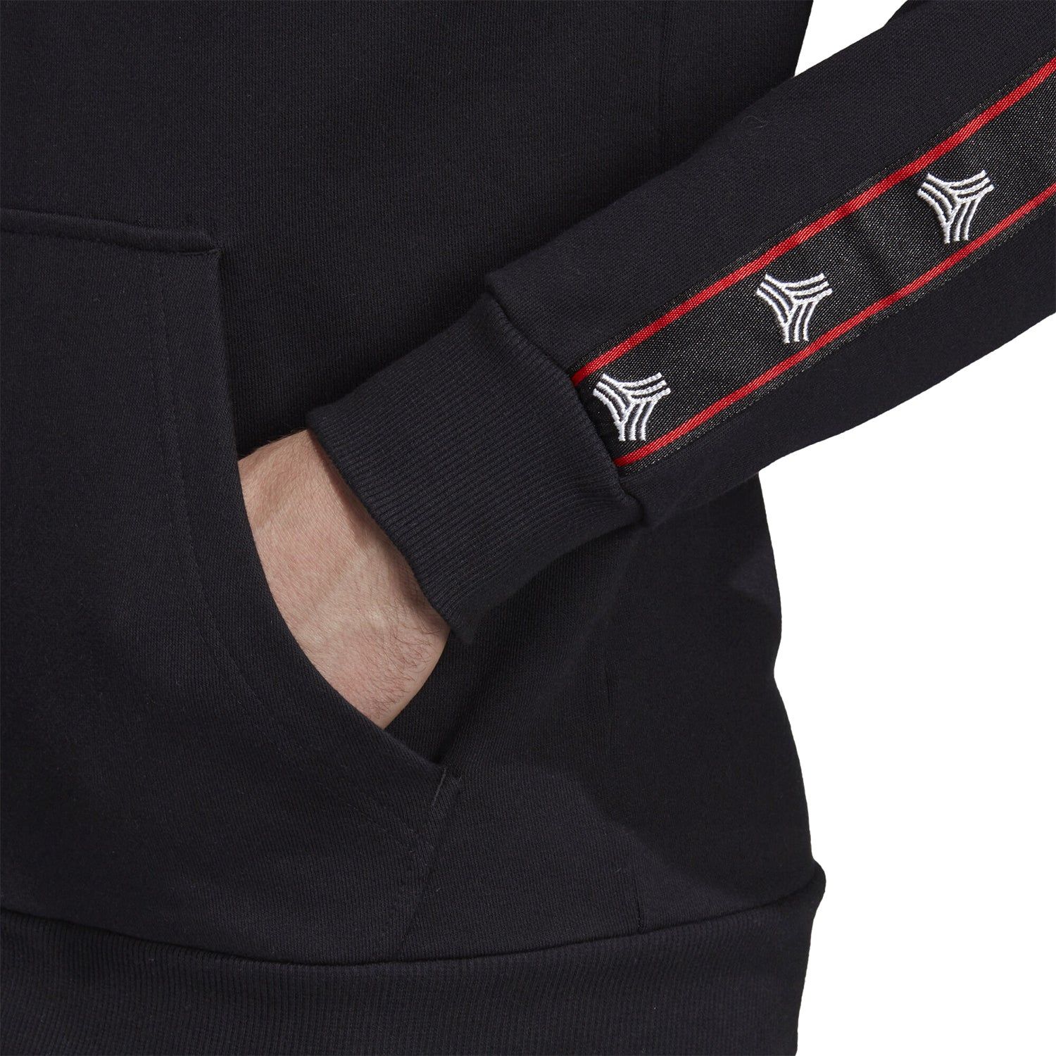 adidas Tango Tape Heavy Hoodie - Black - ViaductClothing - -
