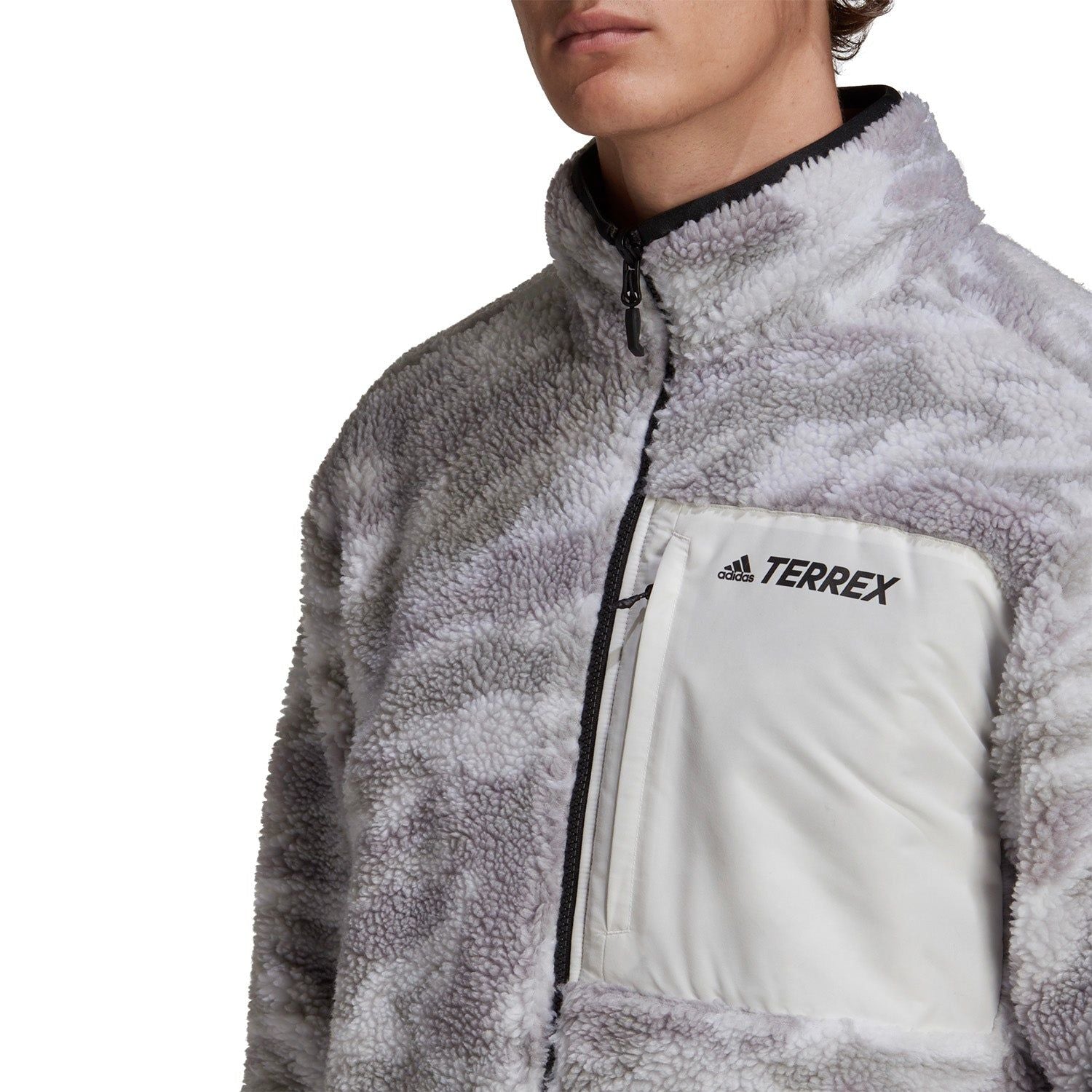 adidas Terrex Explore Sherpa Fleece - Grey - ViaductClothing - -