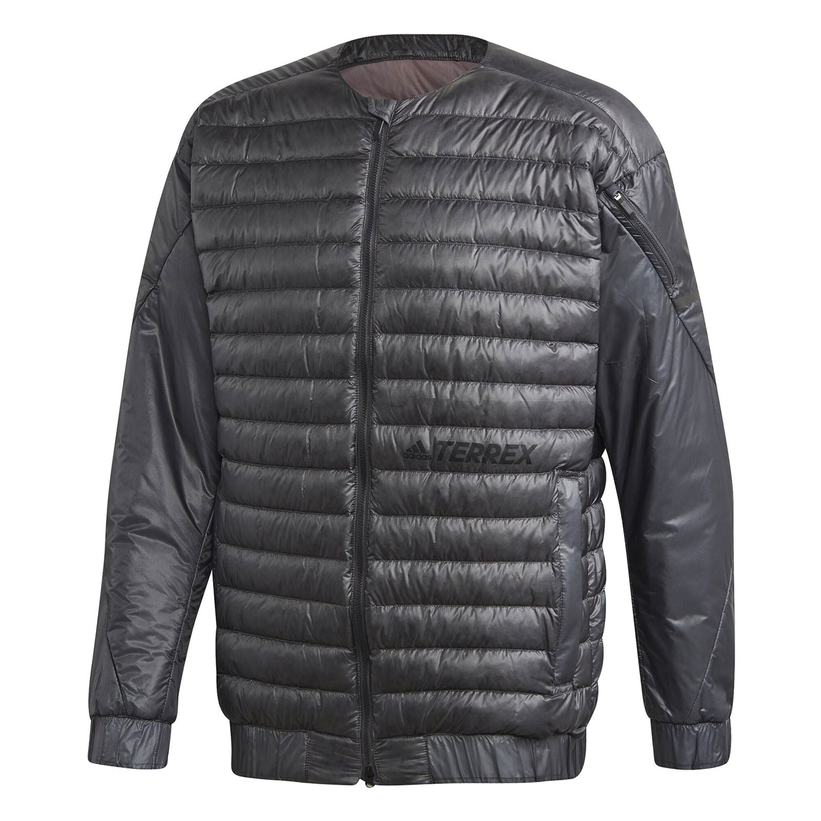 adidas Terrex Hike Bomber Down Jacket - Grey - ViaductClothing - -