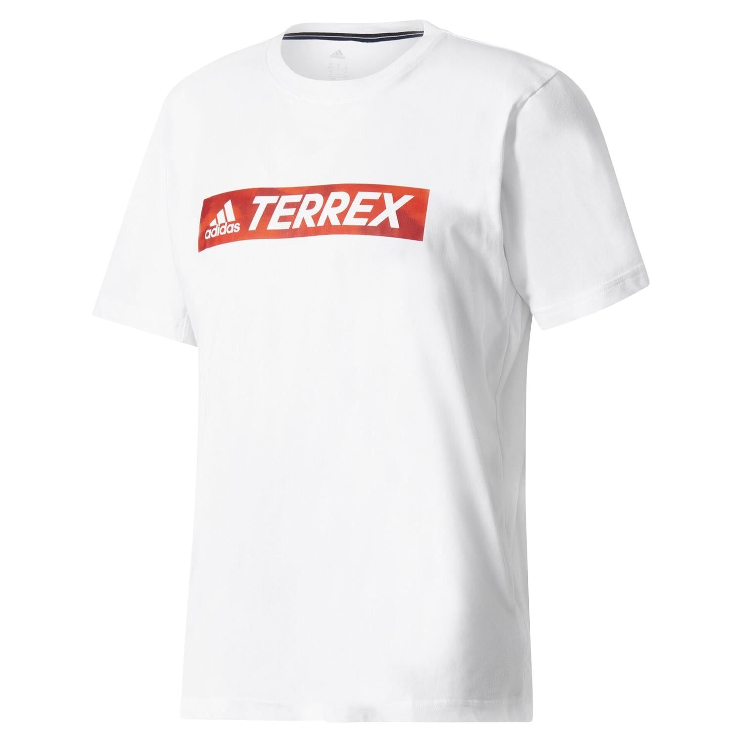 adidas Terrex Logo Bar T Shirt - White - ViaductClothing - -