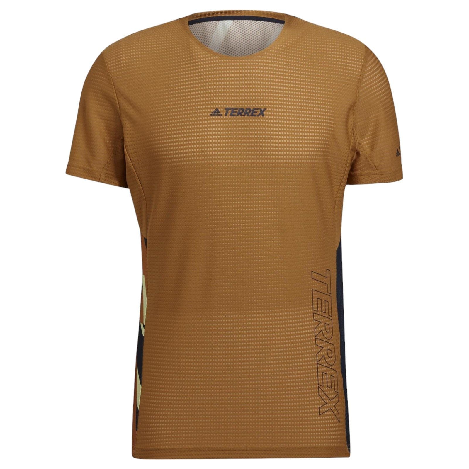 adidas Terrex Parley Agravic Trail Running Pro T-Shirt - Brown - ViaductClothing - -